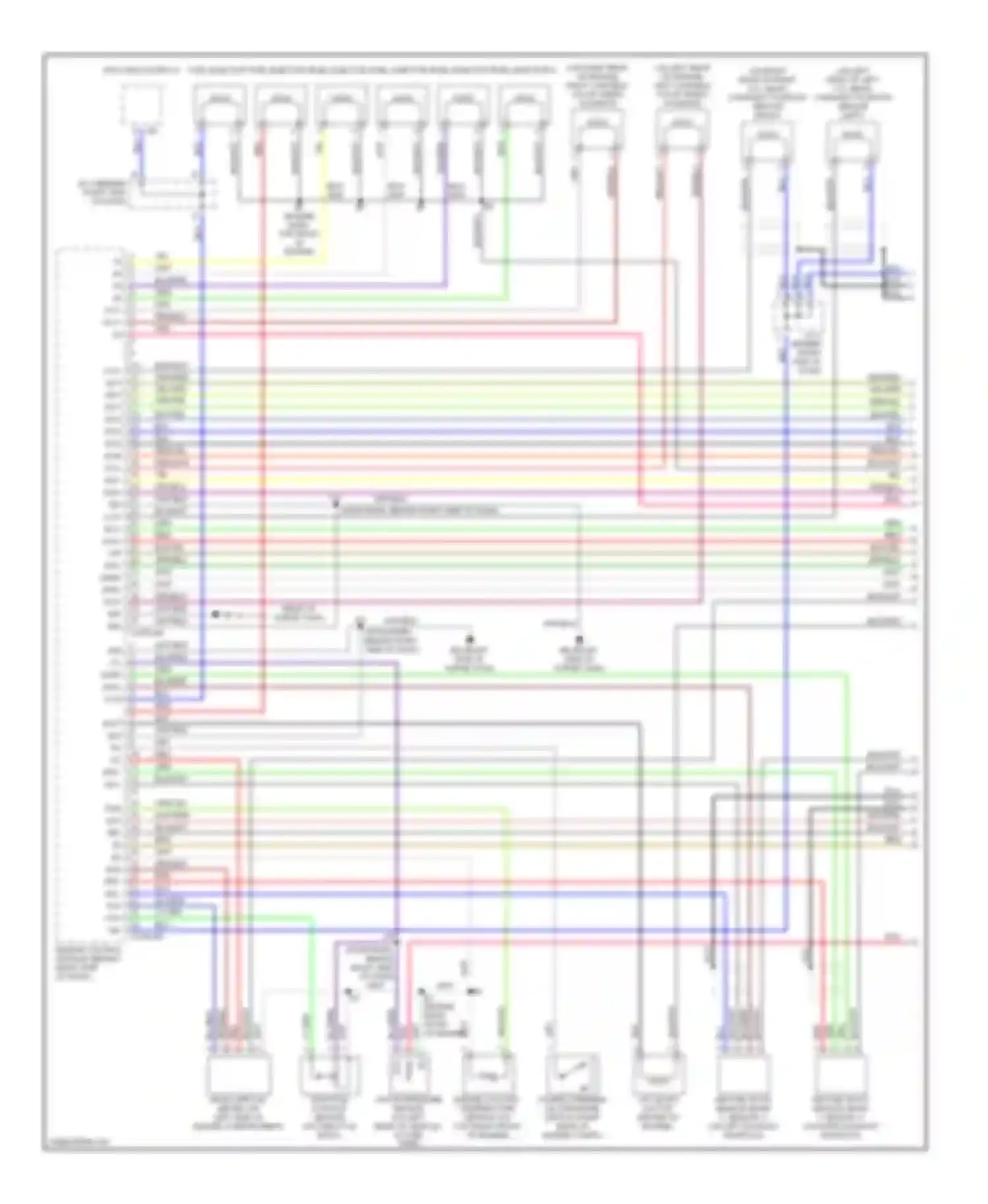 Avalon Toyota XX20 facelift (2002-2005): Wiring diagram engine performance 3.0l (1 of 4)