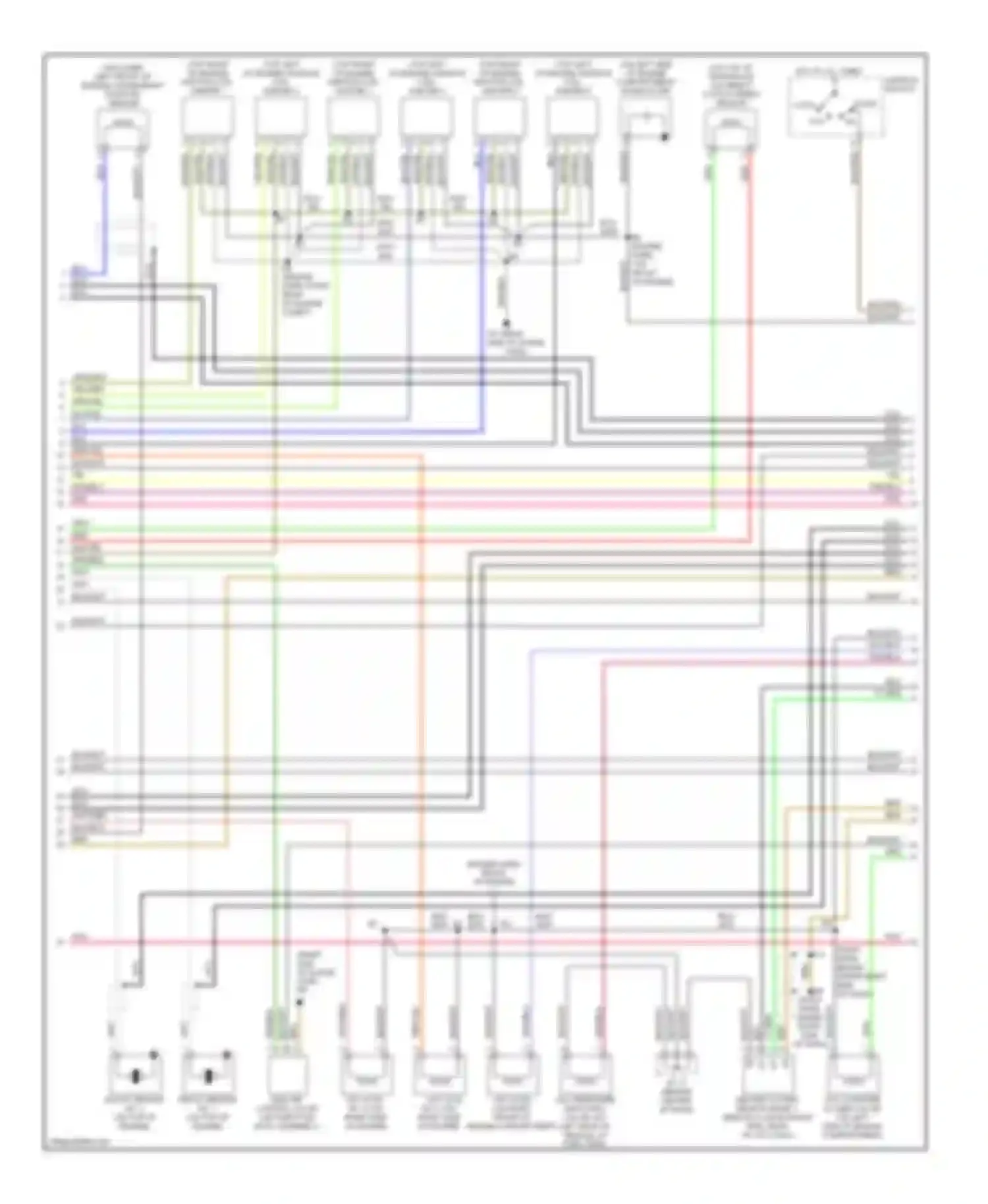 Avalon Toyota XX20 facelift (2002-2005): Wiring diagram engine performance 3.0l (2 of 4)