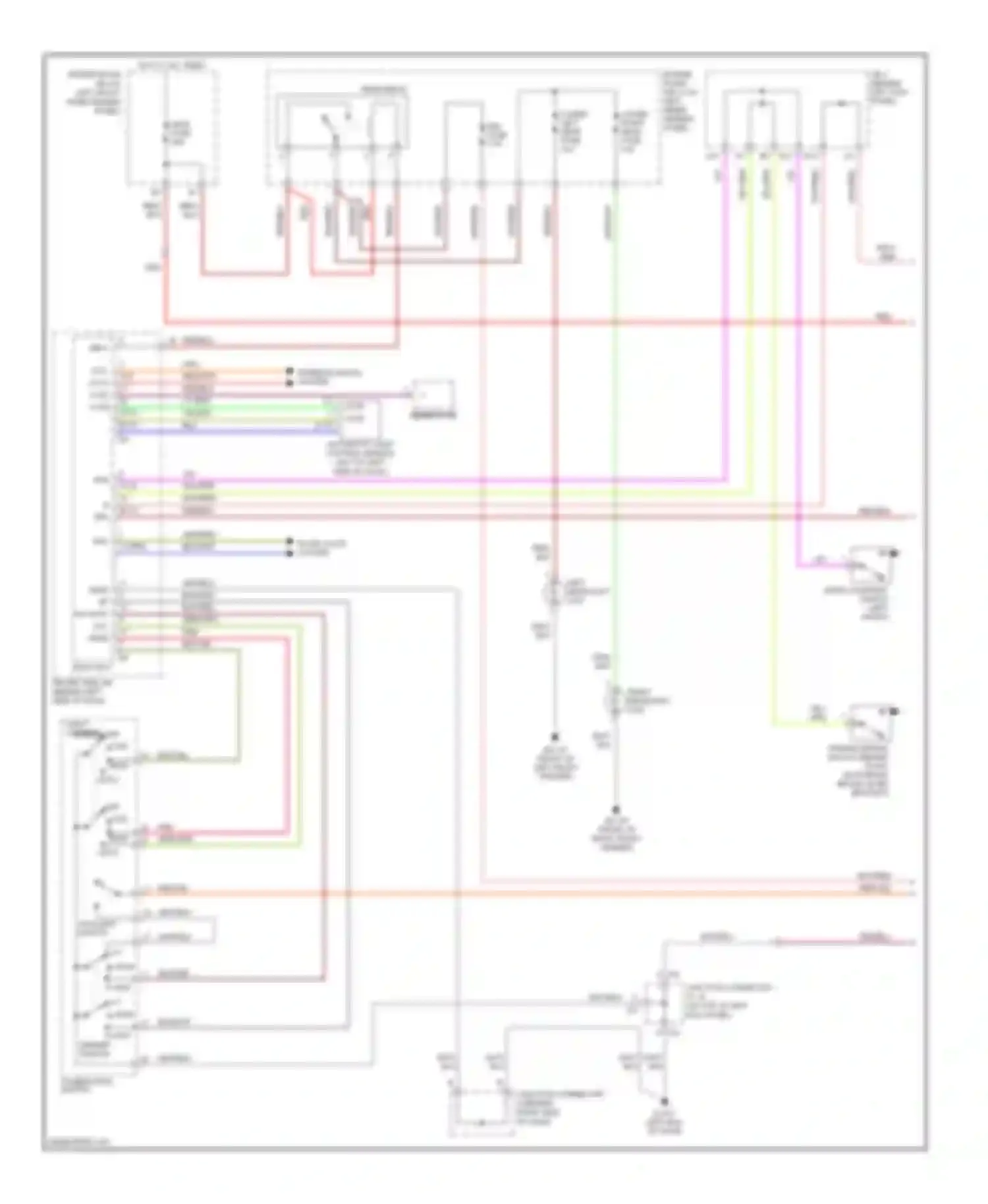 Avalon Toyota XX20 facelift (2002-2005): Headlights circuit (1 of 2)