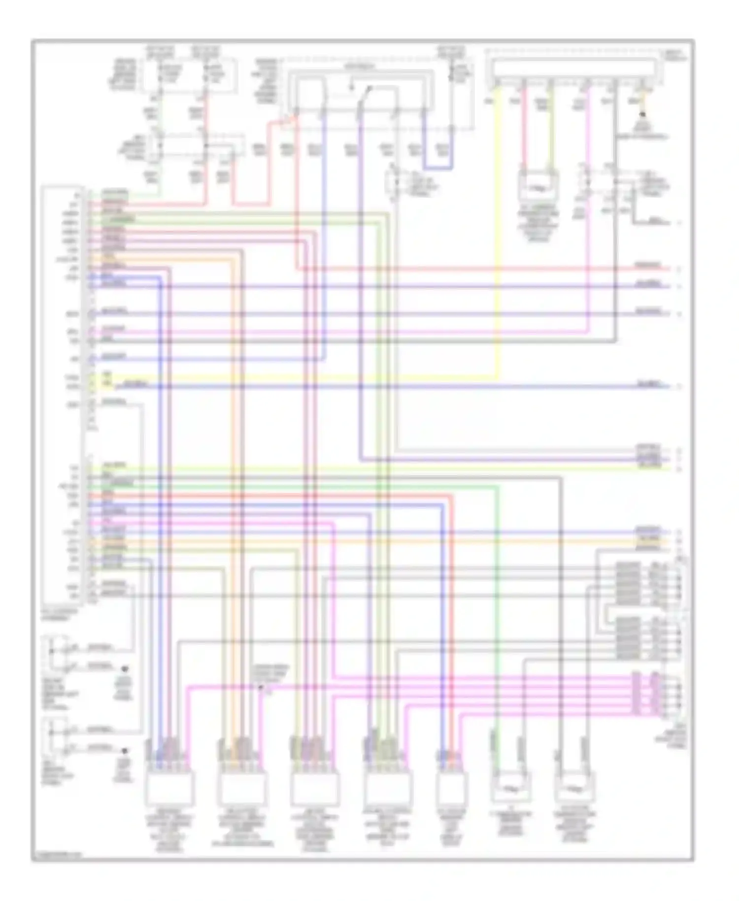 Avalon Toyota XX20 (1999-2002): Automatic a/c circuit (1 of 2)
