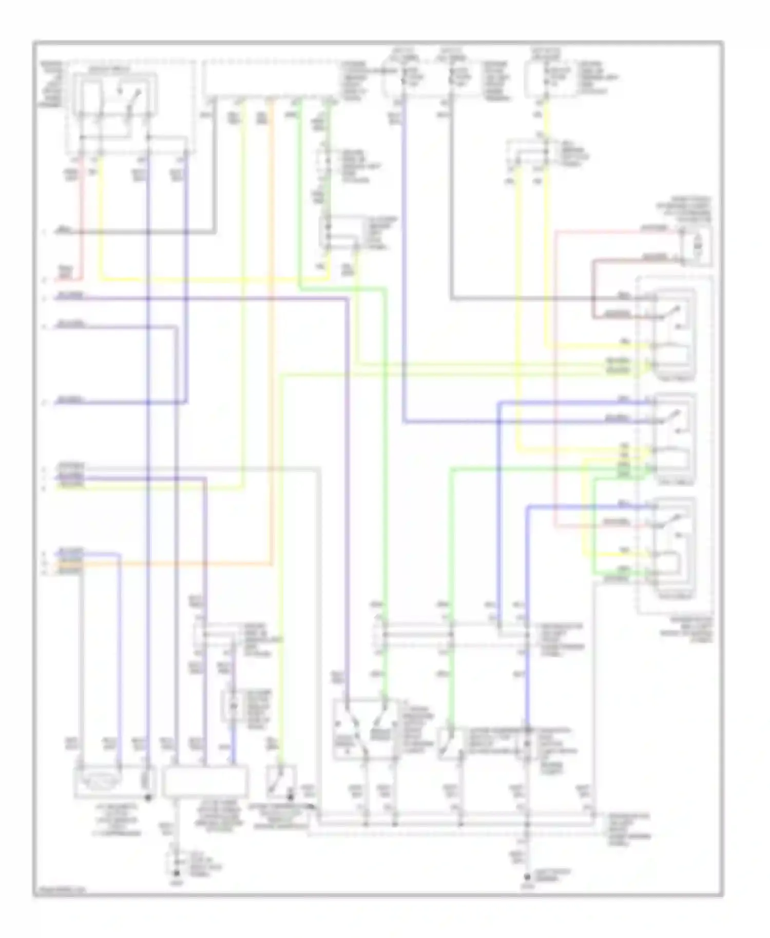 Avalon Toyota XX20 (1999-2002): Automatic a/c circuit (2 of 2)