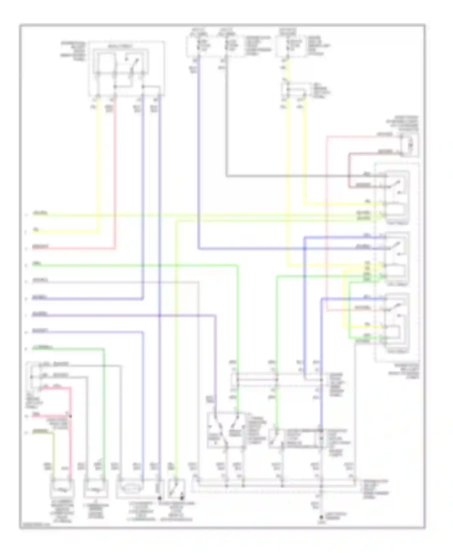 Avalon Toyota XX20 (1999-2002): Manual a/c circuit (2 of 2)