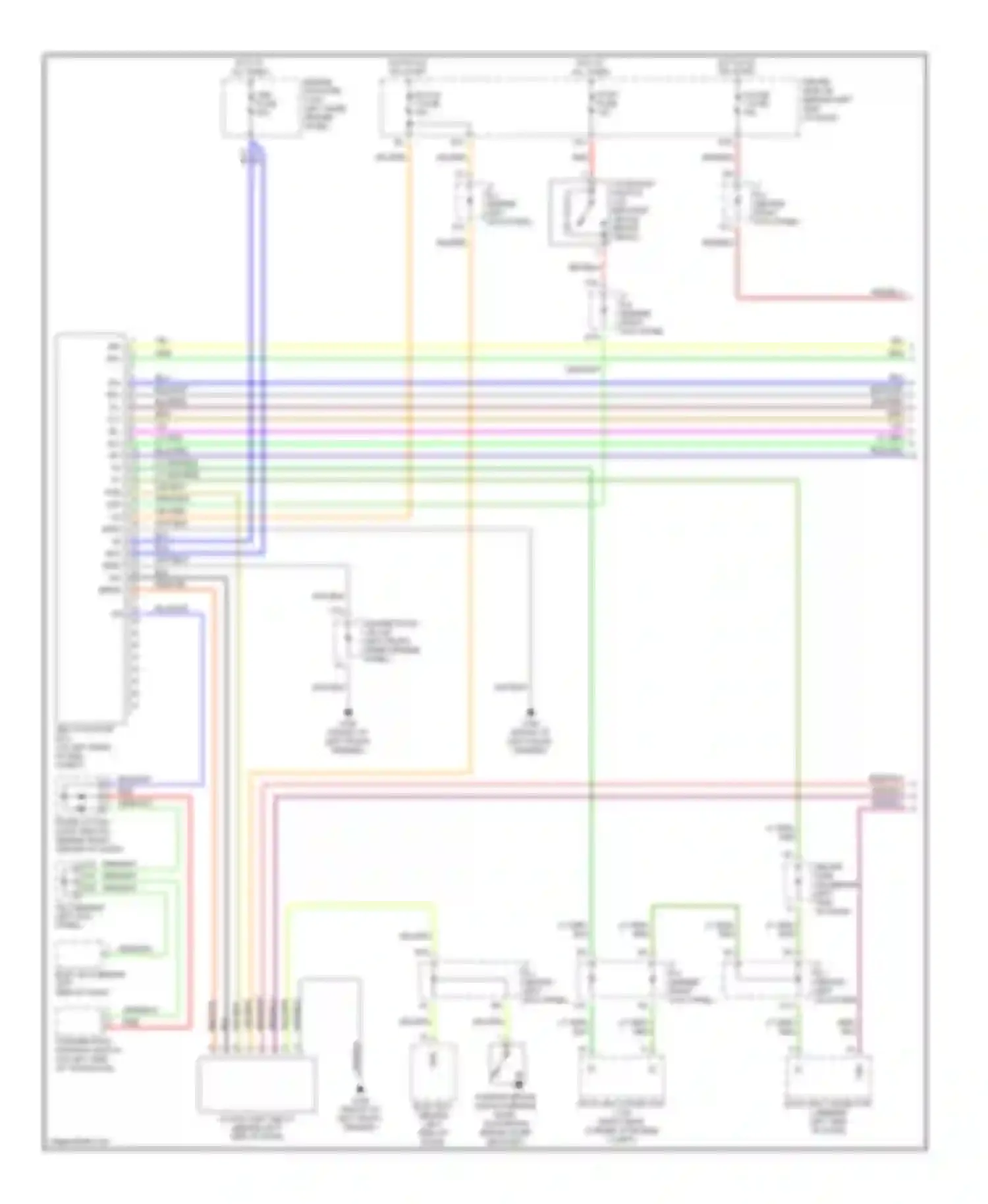 Avalon Toyota XX20 (1999-2002): Anti-lock brake circuits, without traction control (1 of 2)