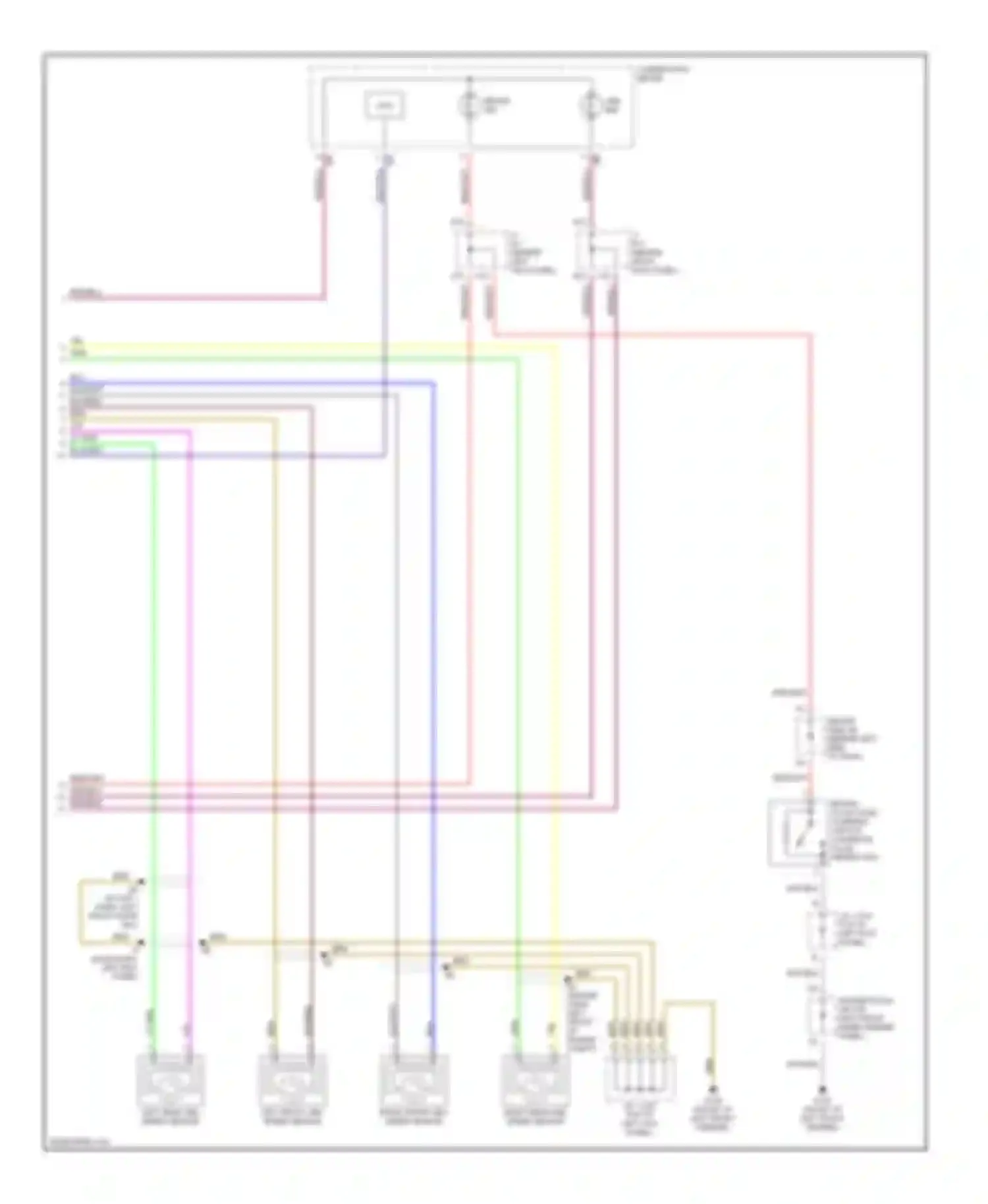 Avalon Toyota XX20 (1999-2002): Anti-lock brake circuits, without traction control (2 of 2)