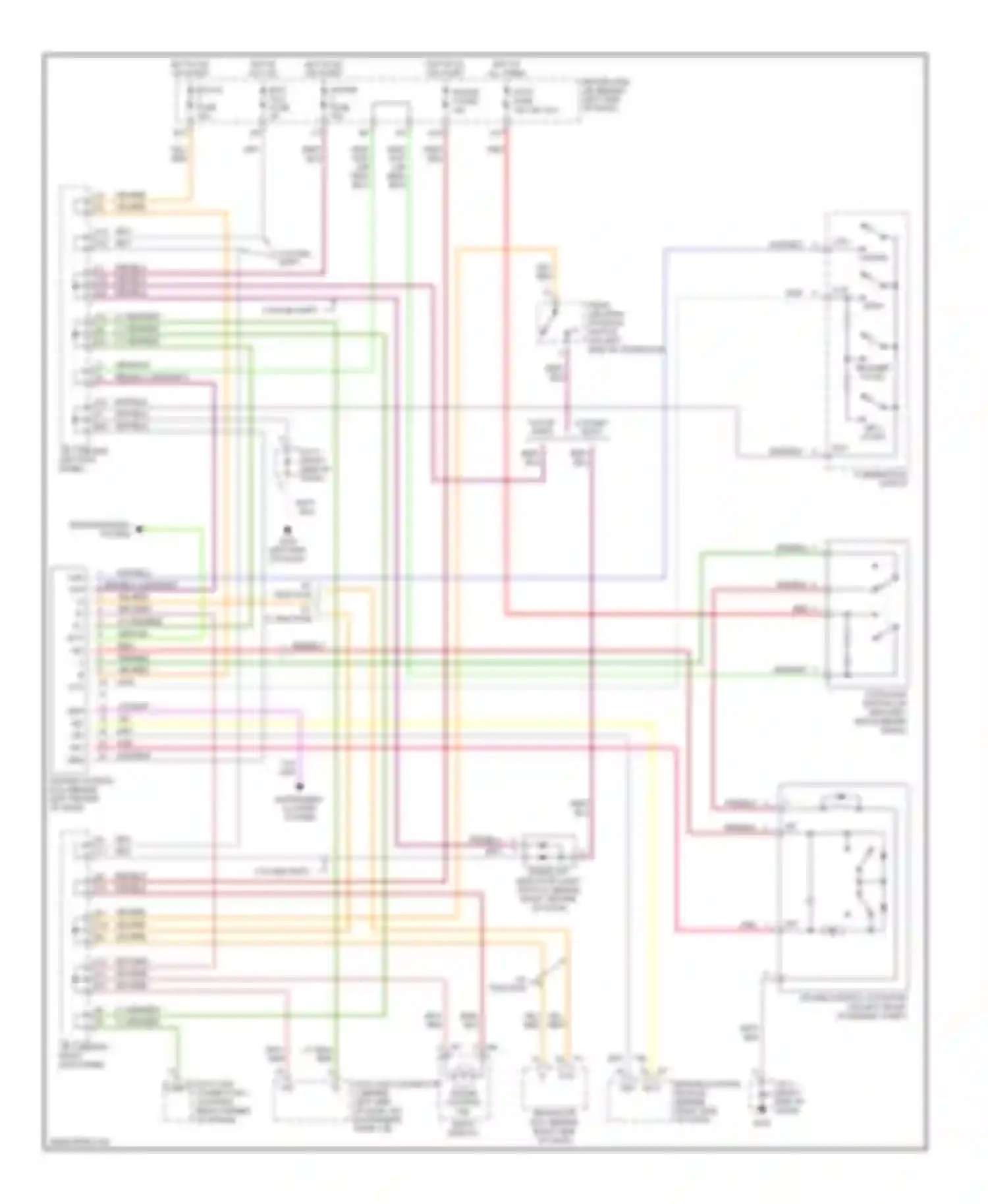 Avalon Toyota XX20 (1999-2002): Cruise control circuit