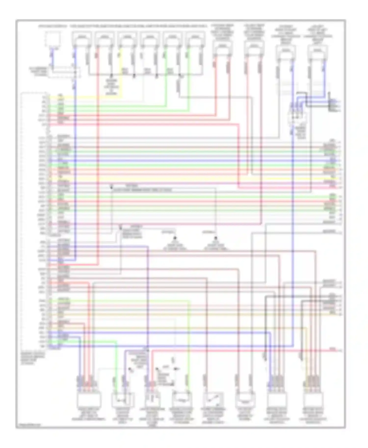 Avalon Toyota XX20 (1999-2002): Wiring diagram engine performance 3.0ls (1 of 4)