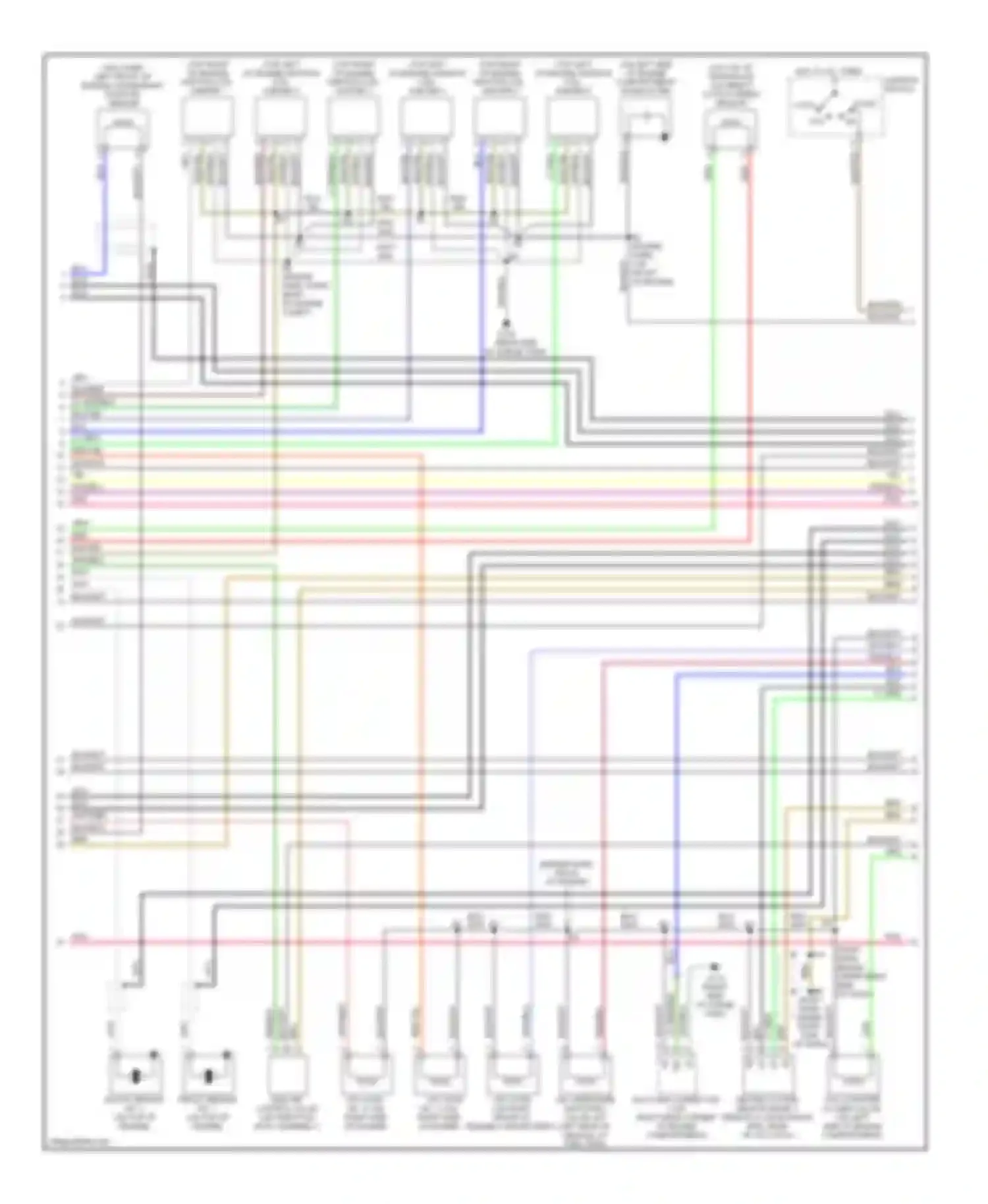 Avalon Toyota XX20 (1999-2002): Wiring diagram engine performance 3.0ls (2 of 4)