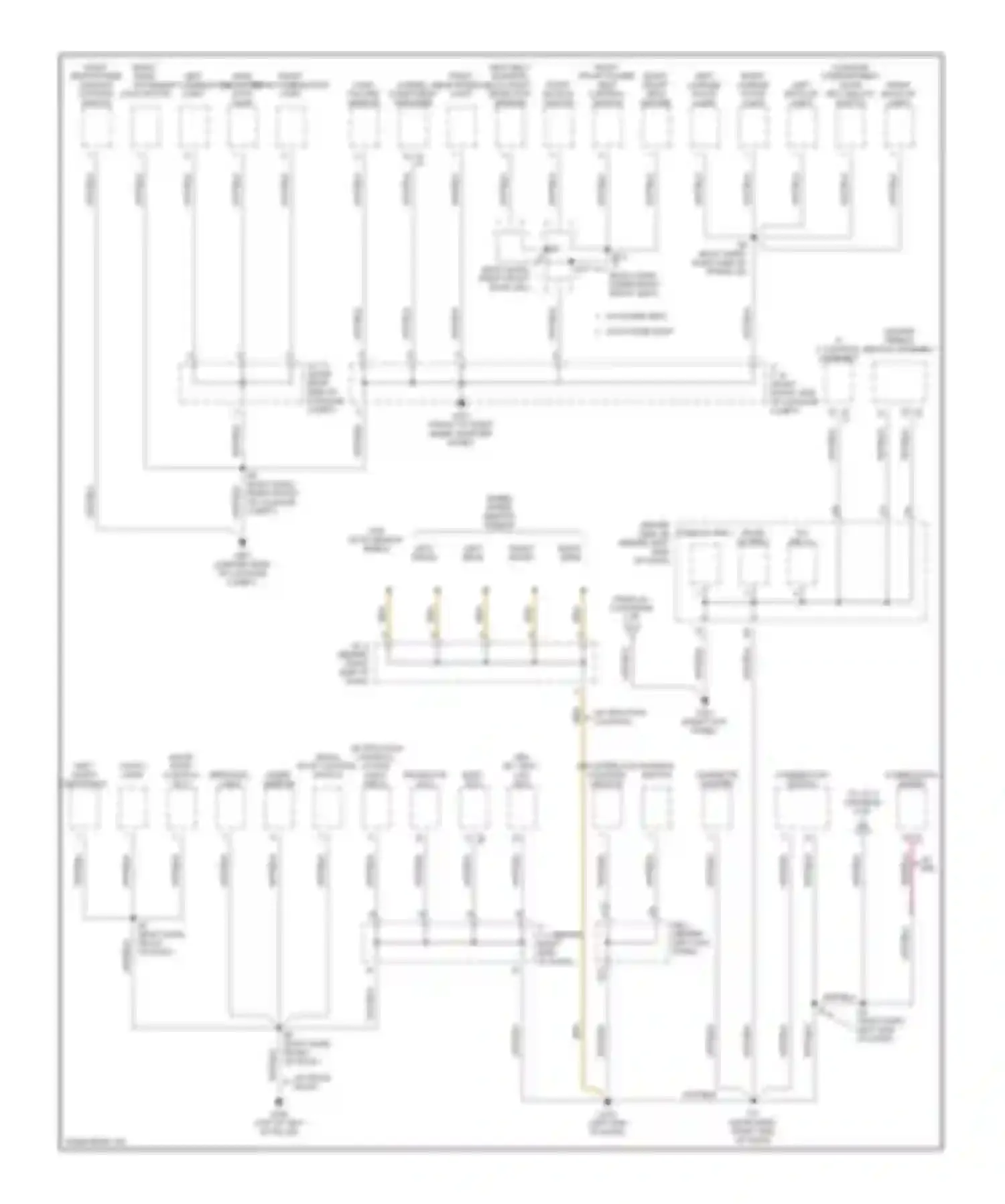 Avalon Toyota XX20 (1999-2002): Ground distribution circuit (3 of 4)