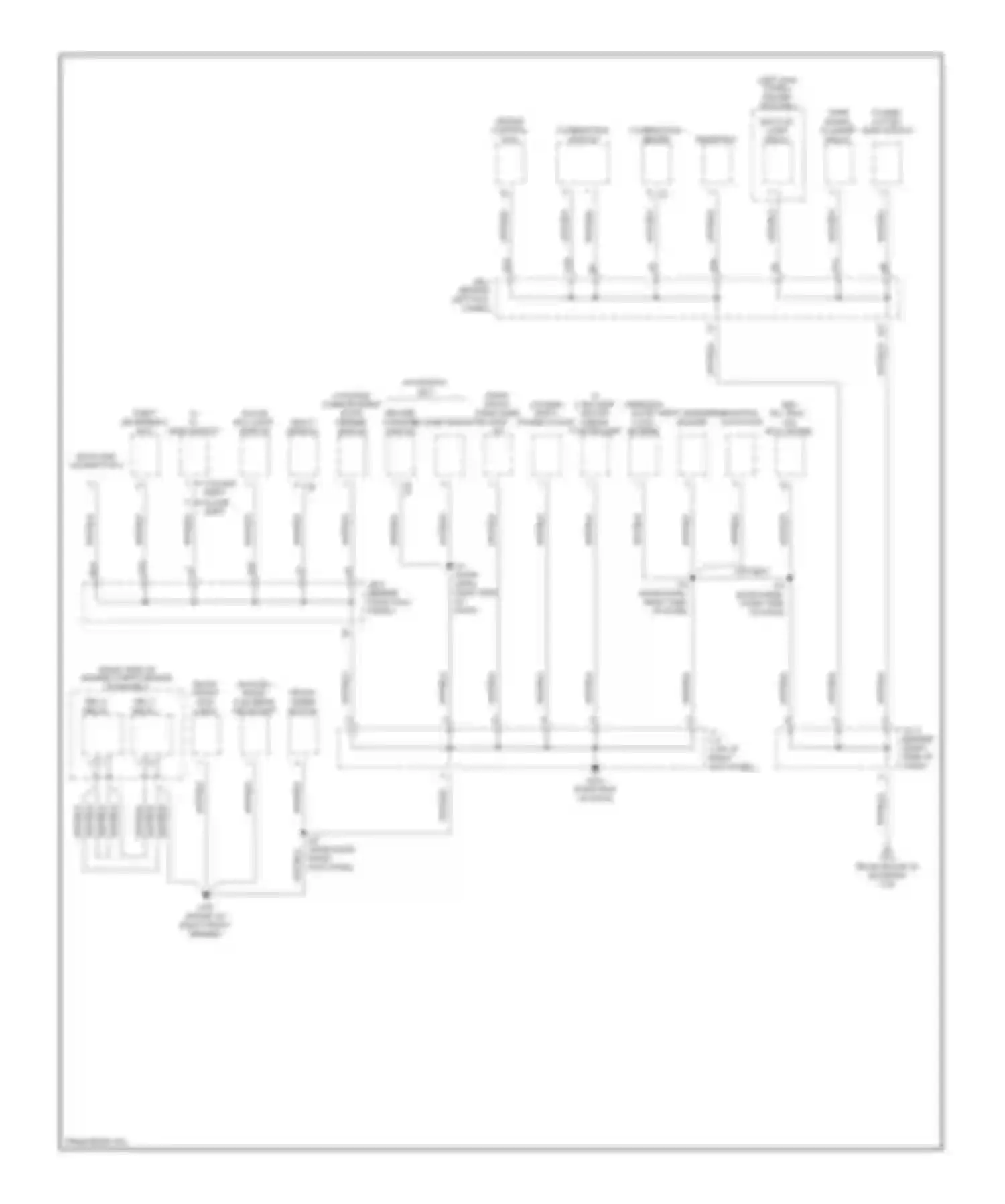 Avalon Toyota XX20 (1999-2002): Ground distribution circuit (4 of 4)