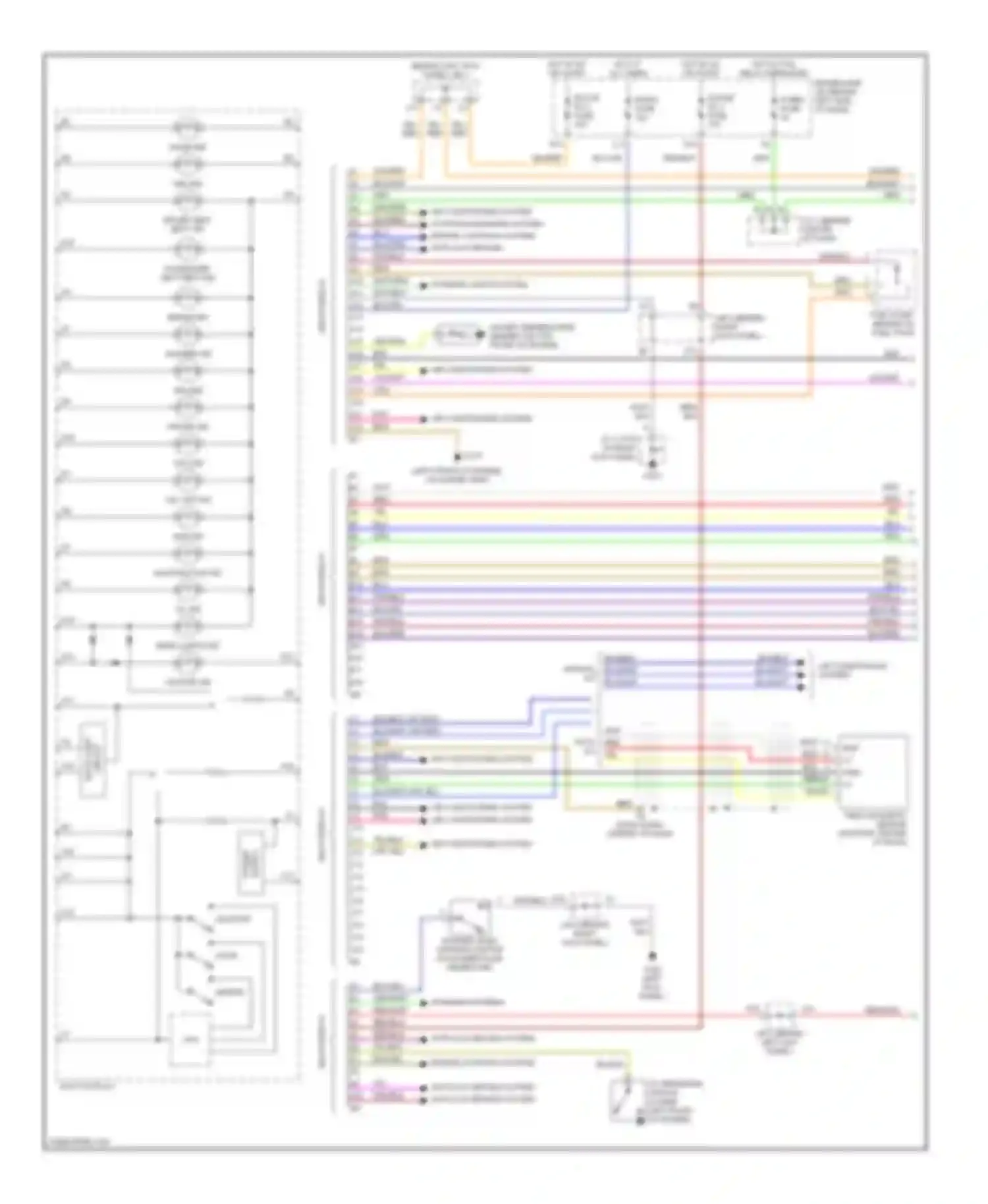 Avalon Toyota XX20 (1999-2002): Instrument cluster circuit (1 of 2)