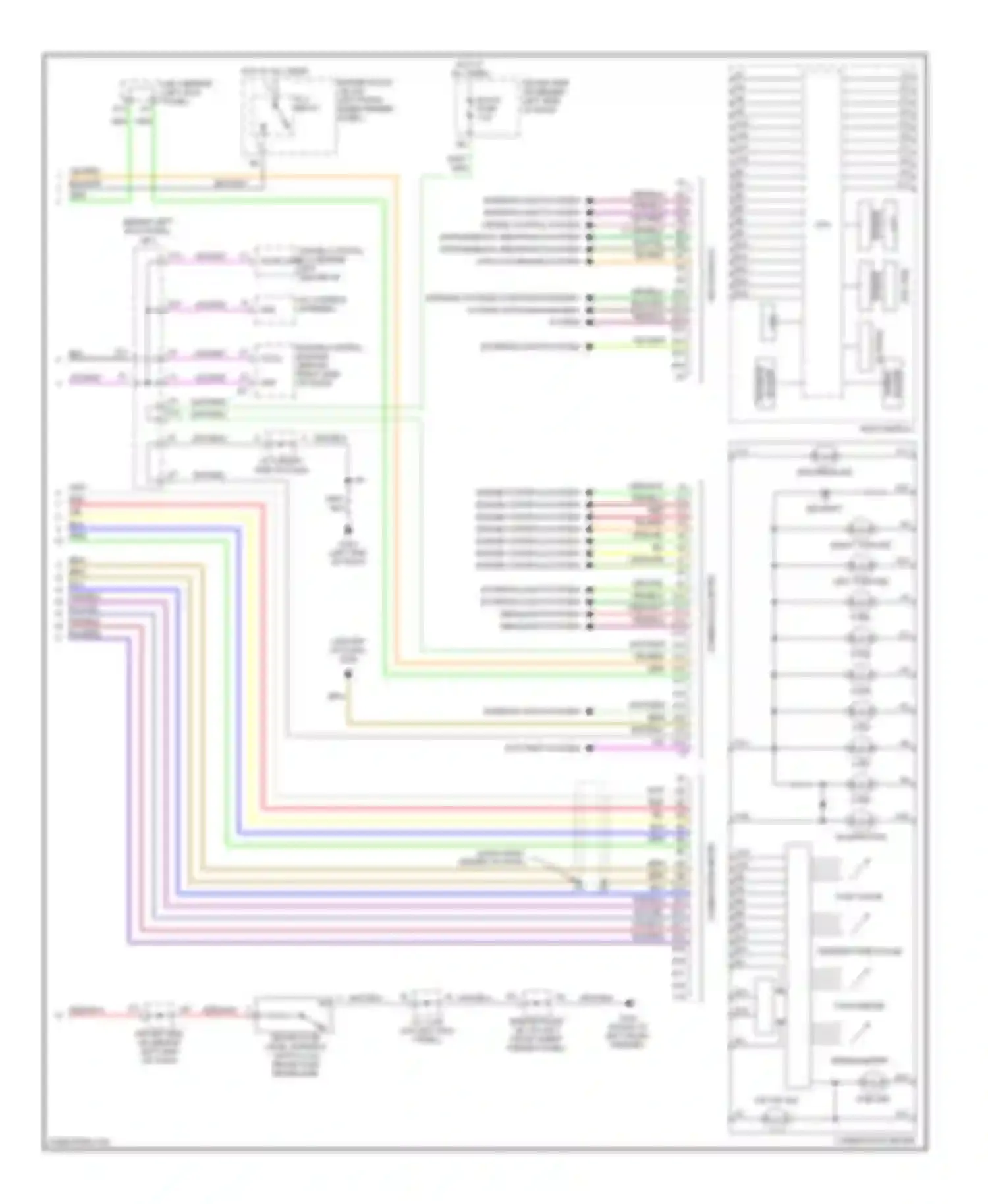 Avalon Toyota XX20 (1999-2002): Instrument cluster circuit (2 of 2)