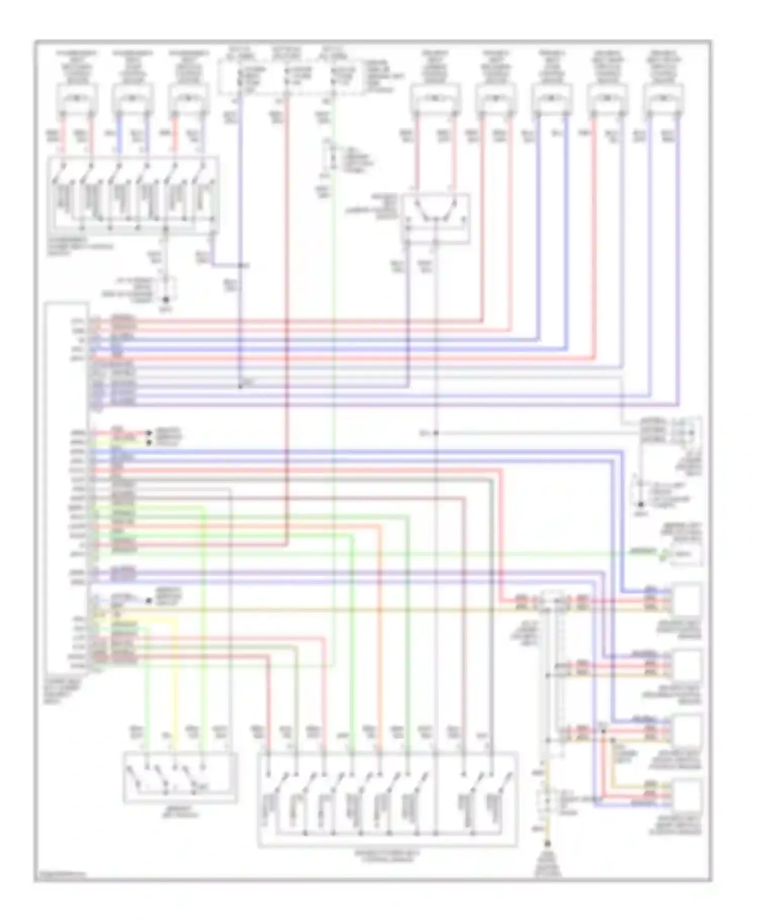Avalon Toyota XX20 (1999-2002): Memory seat circuit