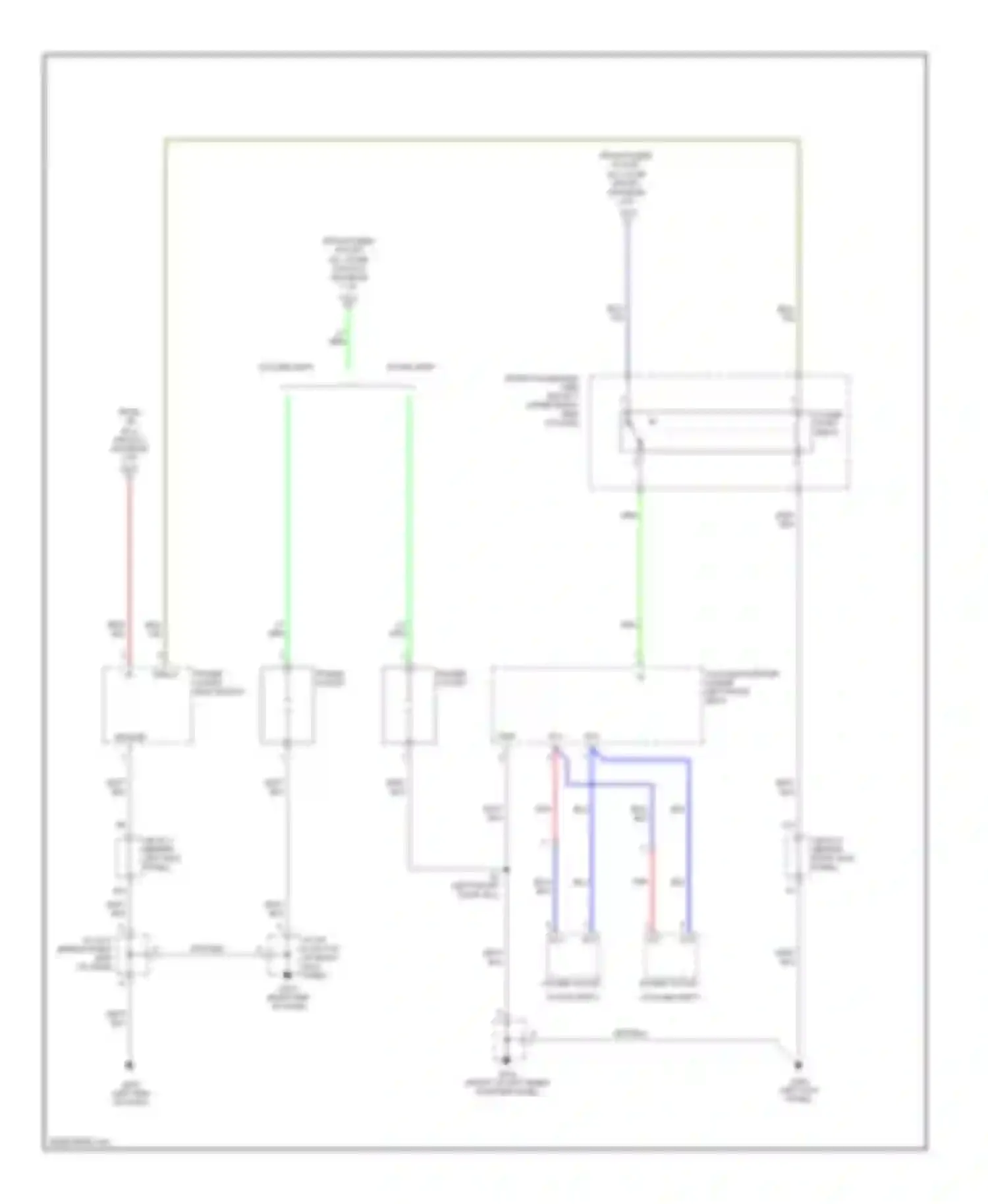 Avalon Toyota XX20 (1999-2002): Power distribution circuit (3 of 3)