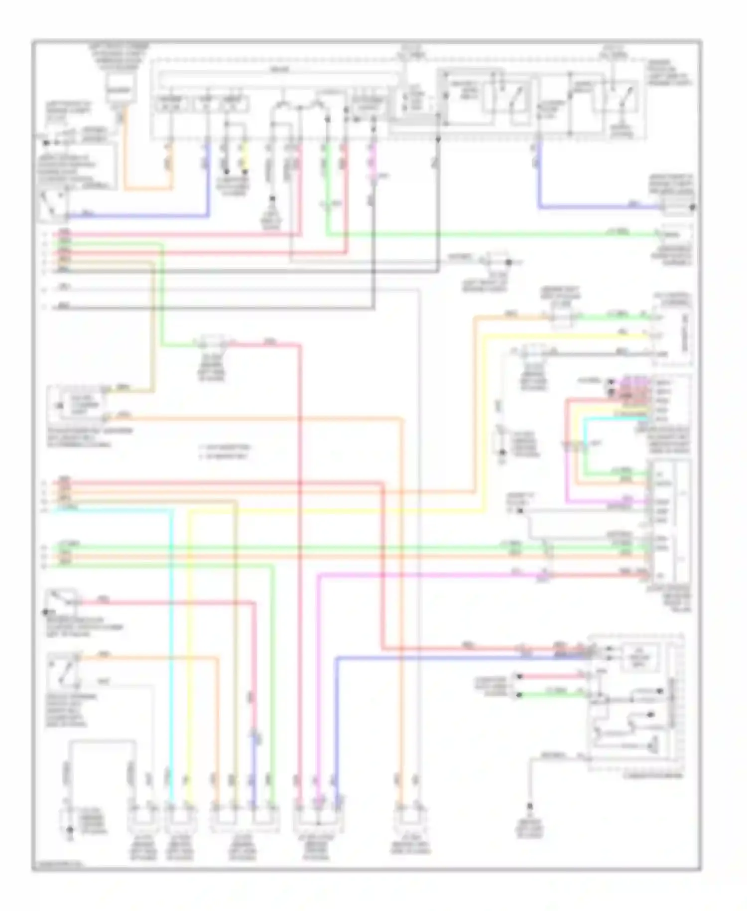 Avalon Toyota XX30 facelift 2 (2010-2012): Forced entry circuit (2 of 2)