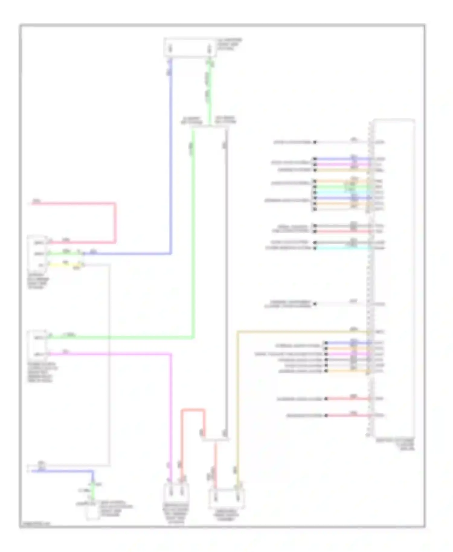 Avalon Toyota XX30 facelift 2 (2010-2012): Body control modules circuit (2 of 2)