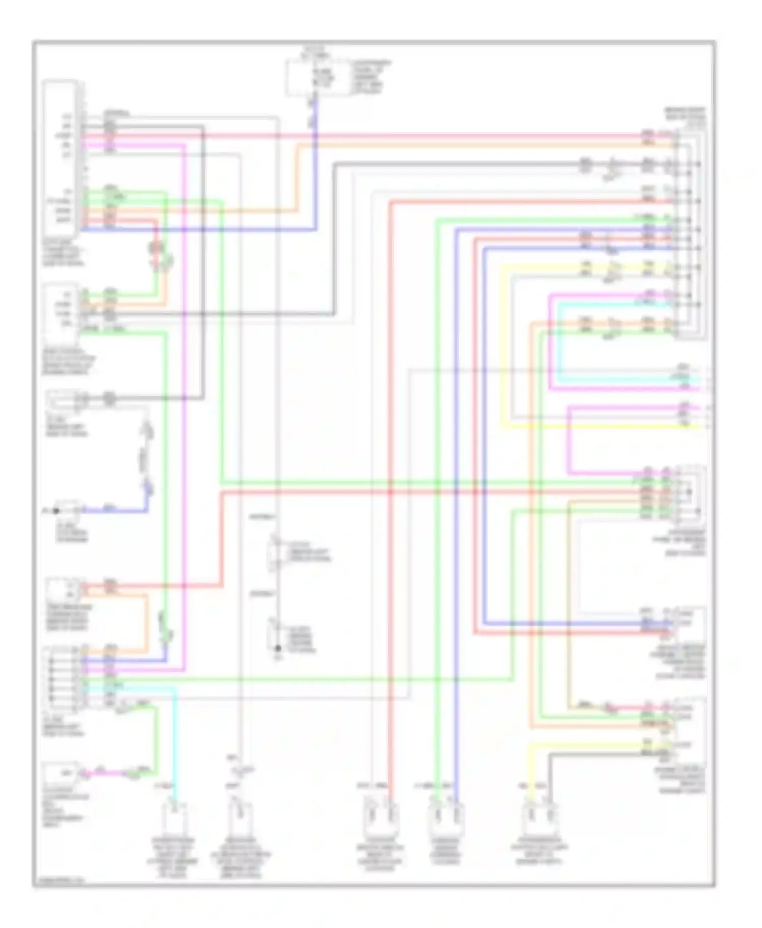 Avalon Toyota XX30 facelift 2 (2010-2012): Computer data lines circuit (1 of 2)