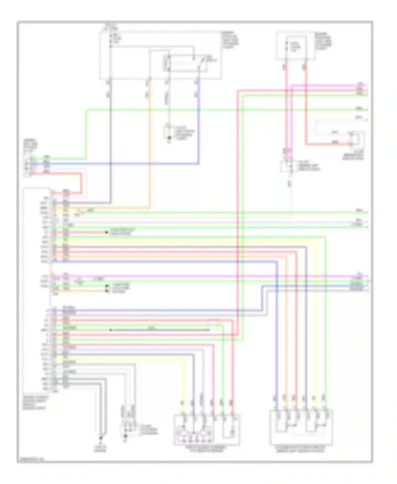 Avalon Toyota XX30 facelift 2 (2010-2012): Cruise control circuit (1 of 2)