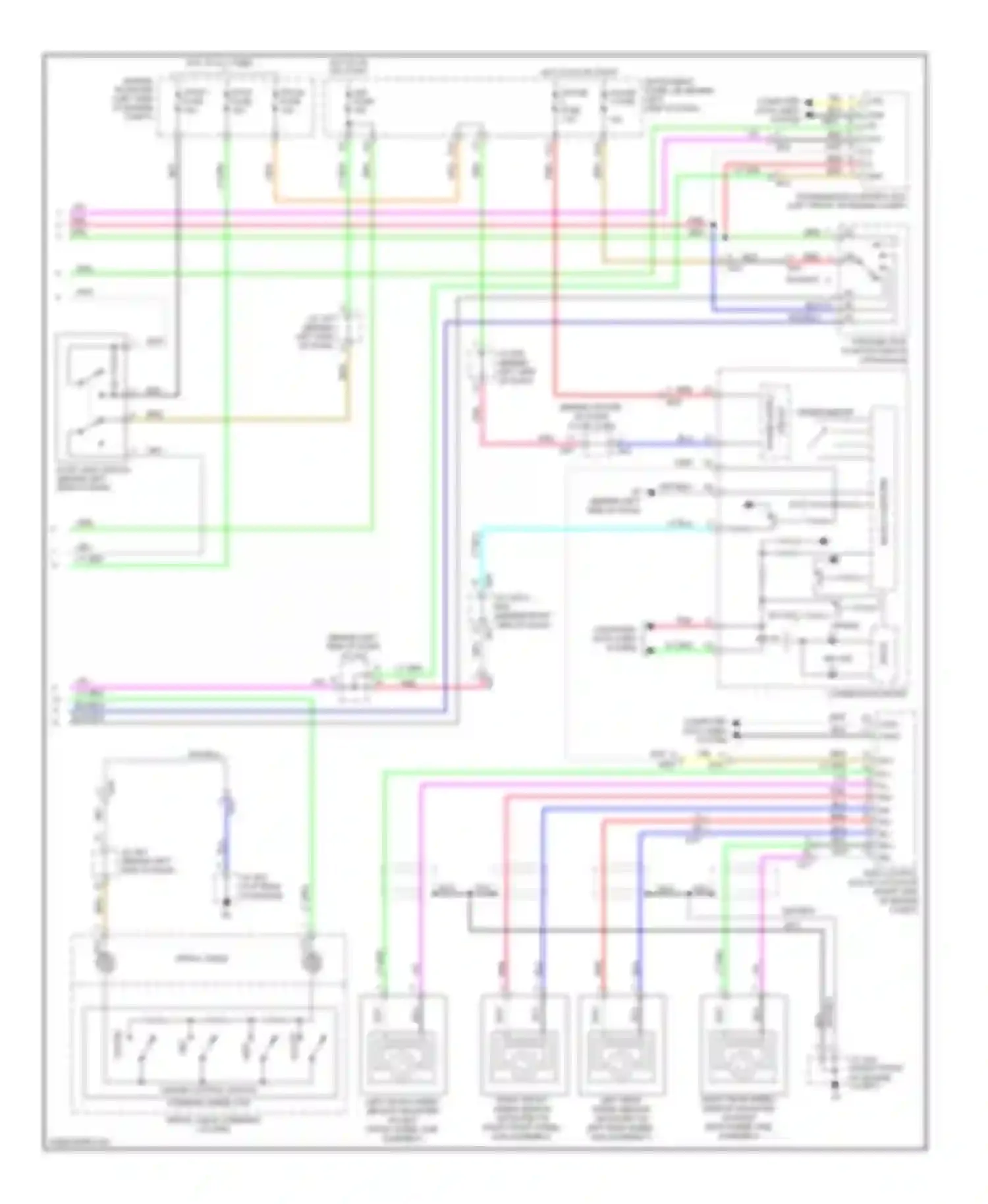 Avalon Toyota XX30 facelift 2 (2010-2012): Cruise control circuit (2 of 2)