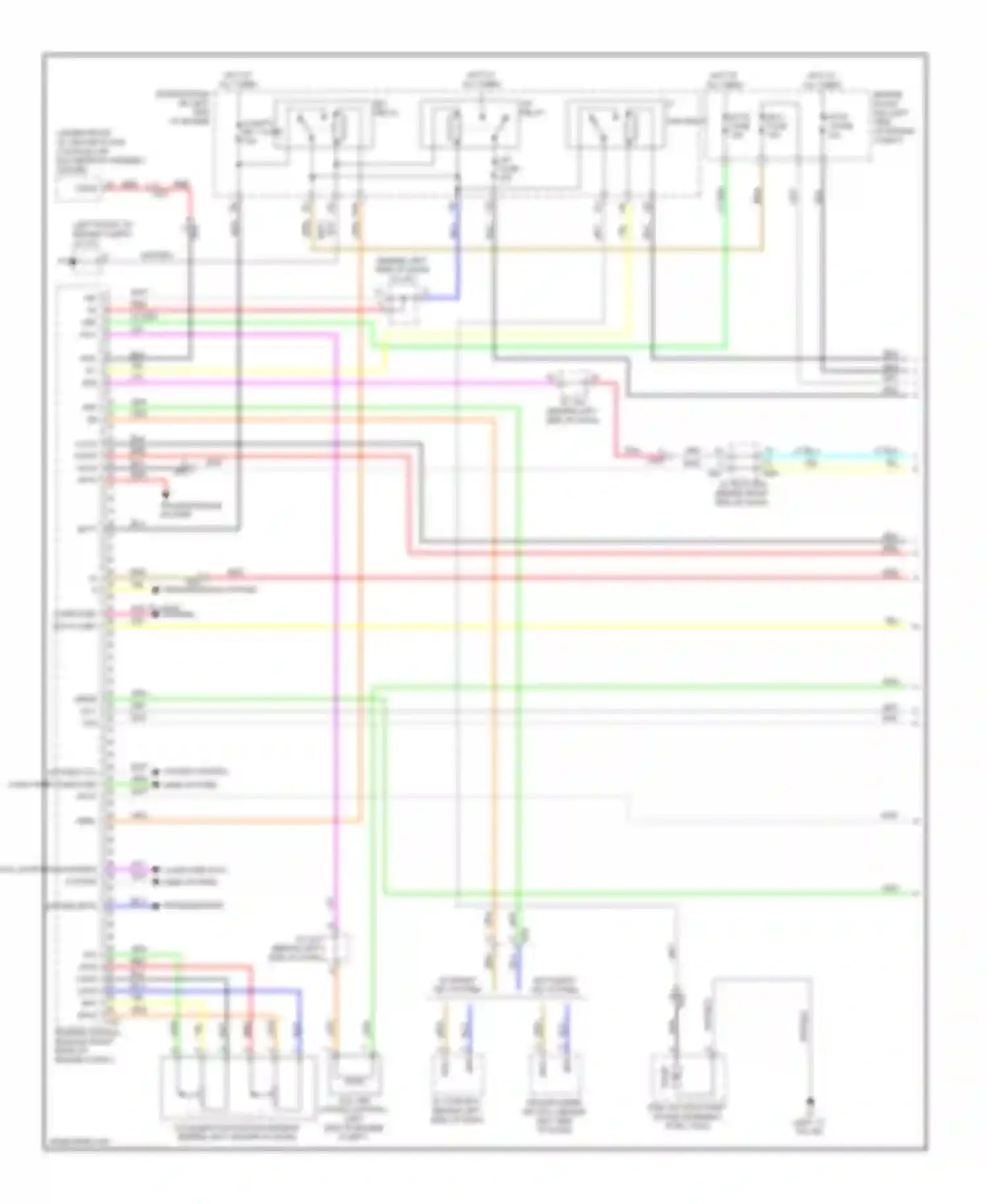 Avalon Toyota XX30 facelift 2 (2010-2012): Wiring diagram engine performance 3.5l (1 of 5)