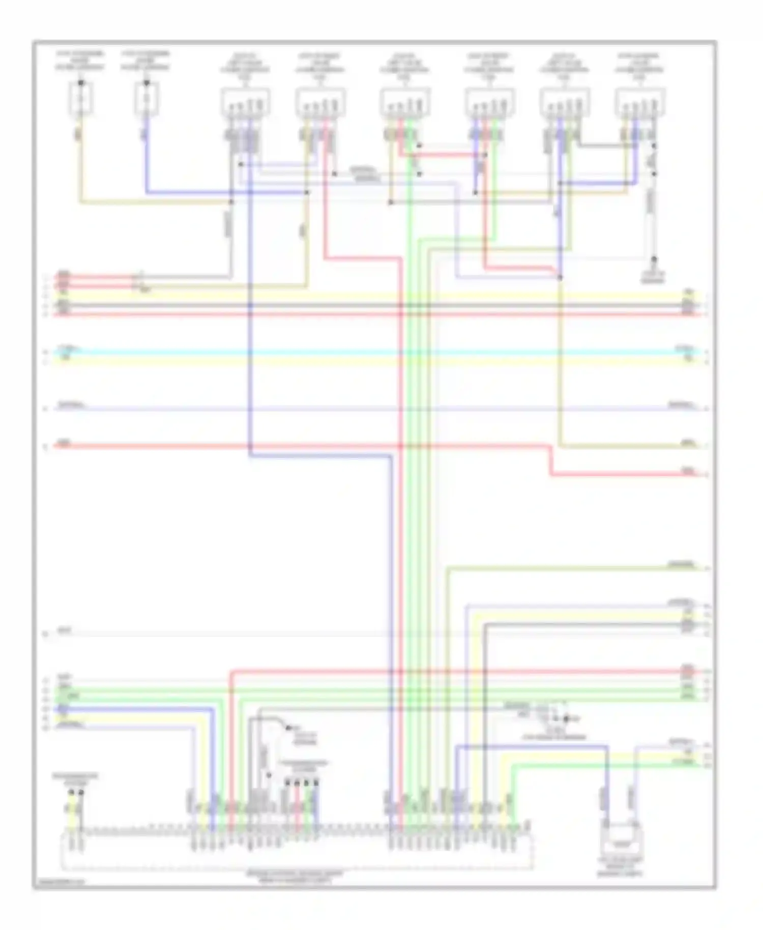Avalon Toyota XX30 facelift 2 (2010-2012): Wiring diagram engine performance 3.5l (3 of 5)