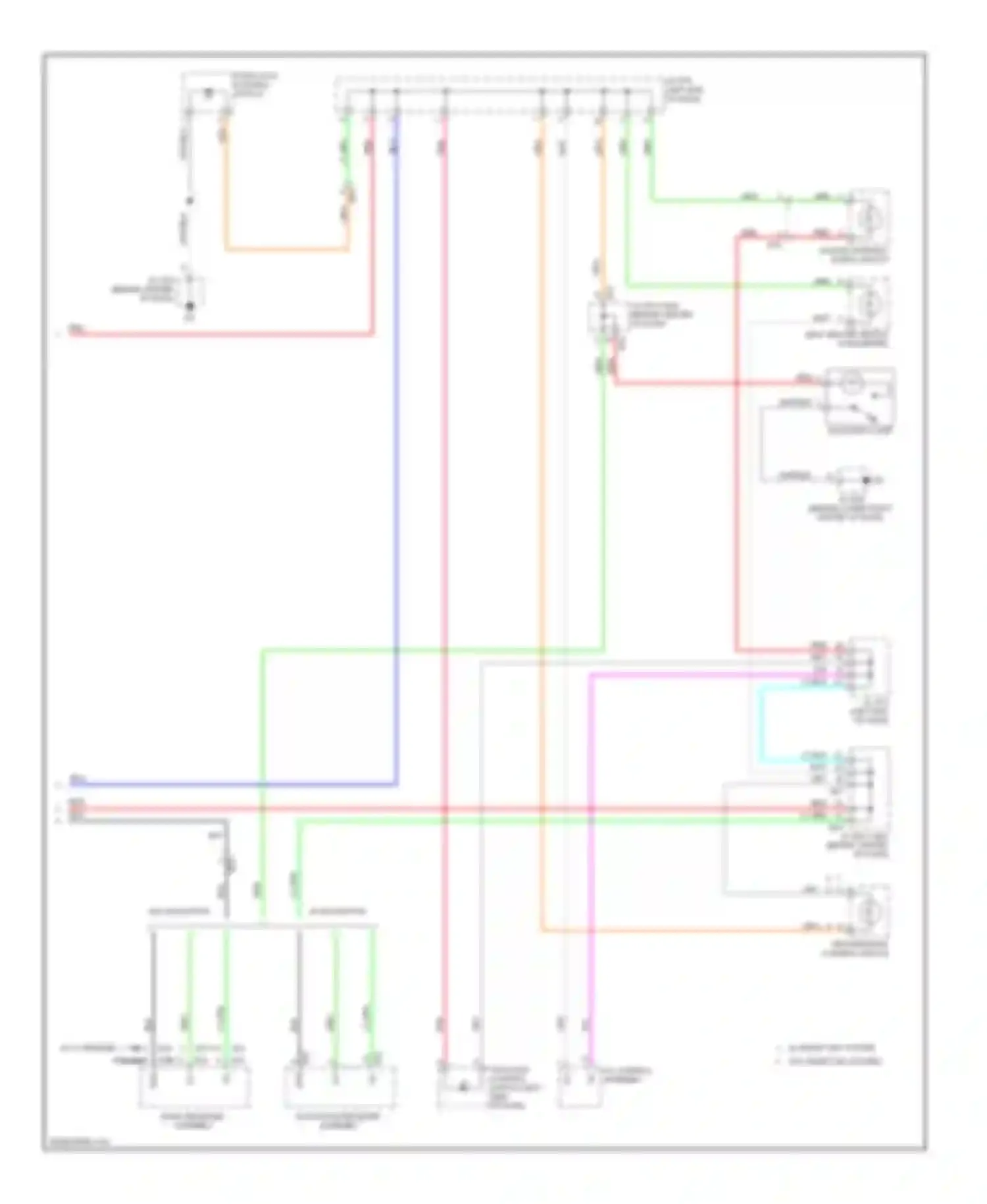 Avalon Toyota XX30 facelift 2 (2010-2012): Instrument illumination circuit (2 of 2)
