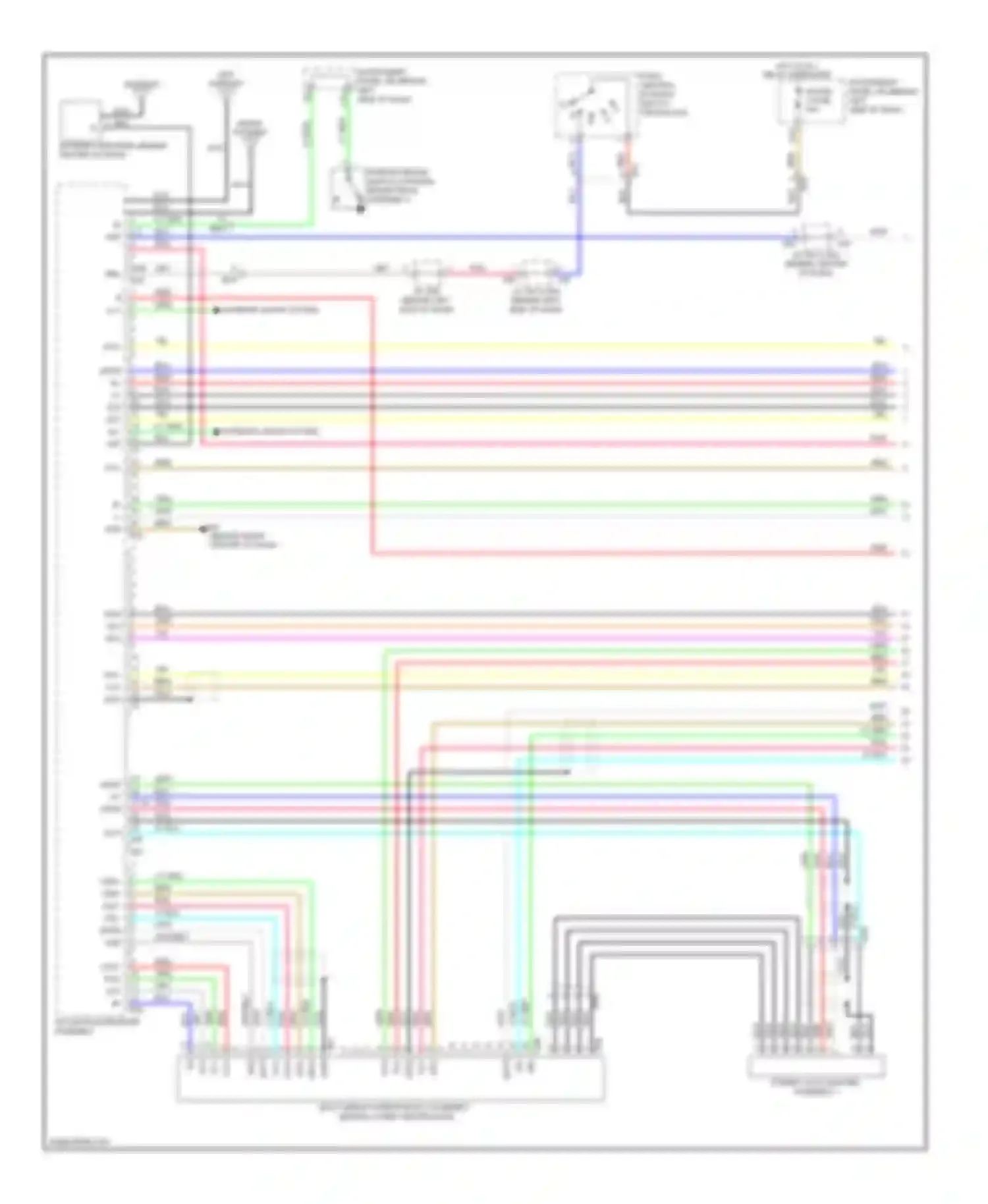 Avalon Toyota XX30 facelift 2 (2010-2012): Navigation circuit (1 of 4)