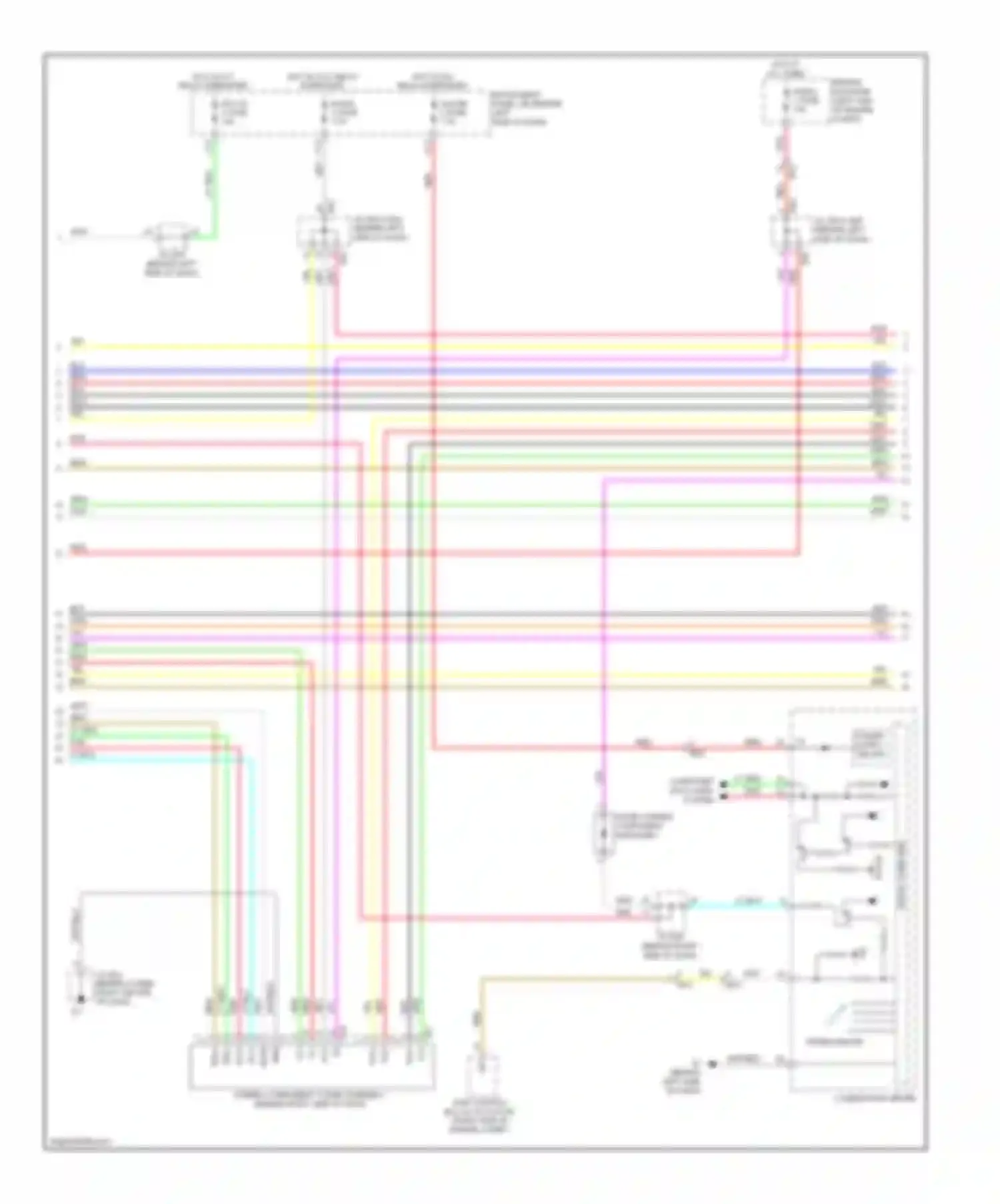 Avalon Toyota XX30 facelift 2 (2010-2012): Navigation circuit (2 of 4)