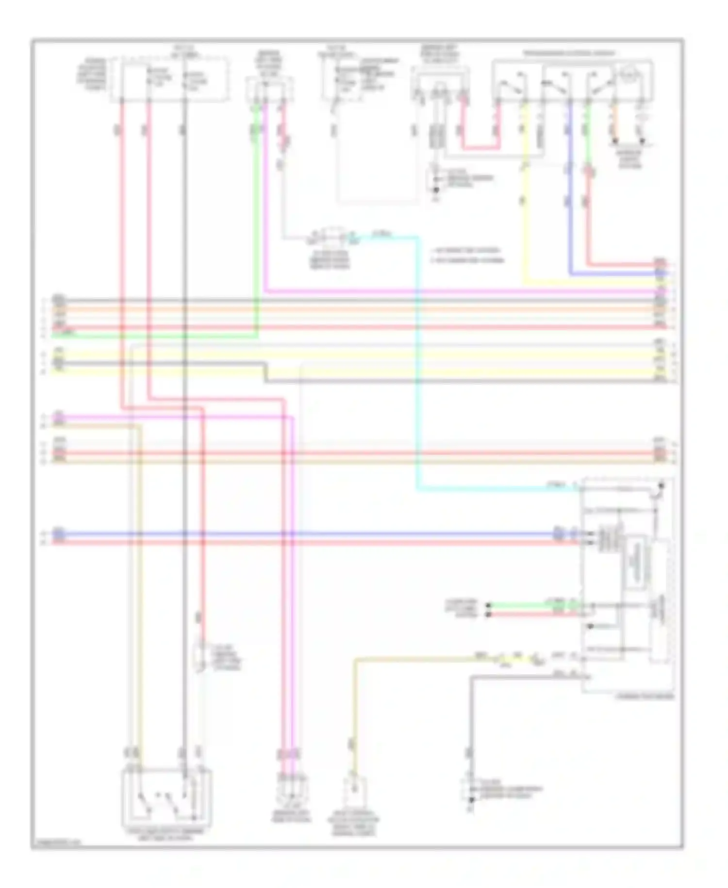 Avalon Toyota XX30 facelift 2 (2010-2012): Transmission circuit (2 of 3)