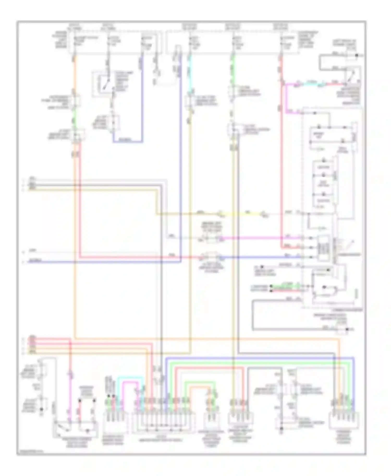 Wiring diagram (behind lower right center of dash, for Toyota Avalon XX30 facelift 2 (2010-2012) (1 of 12)