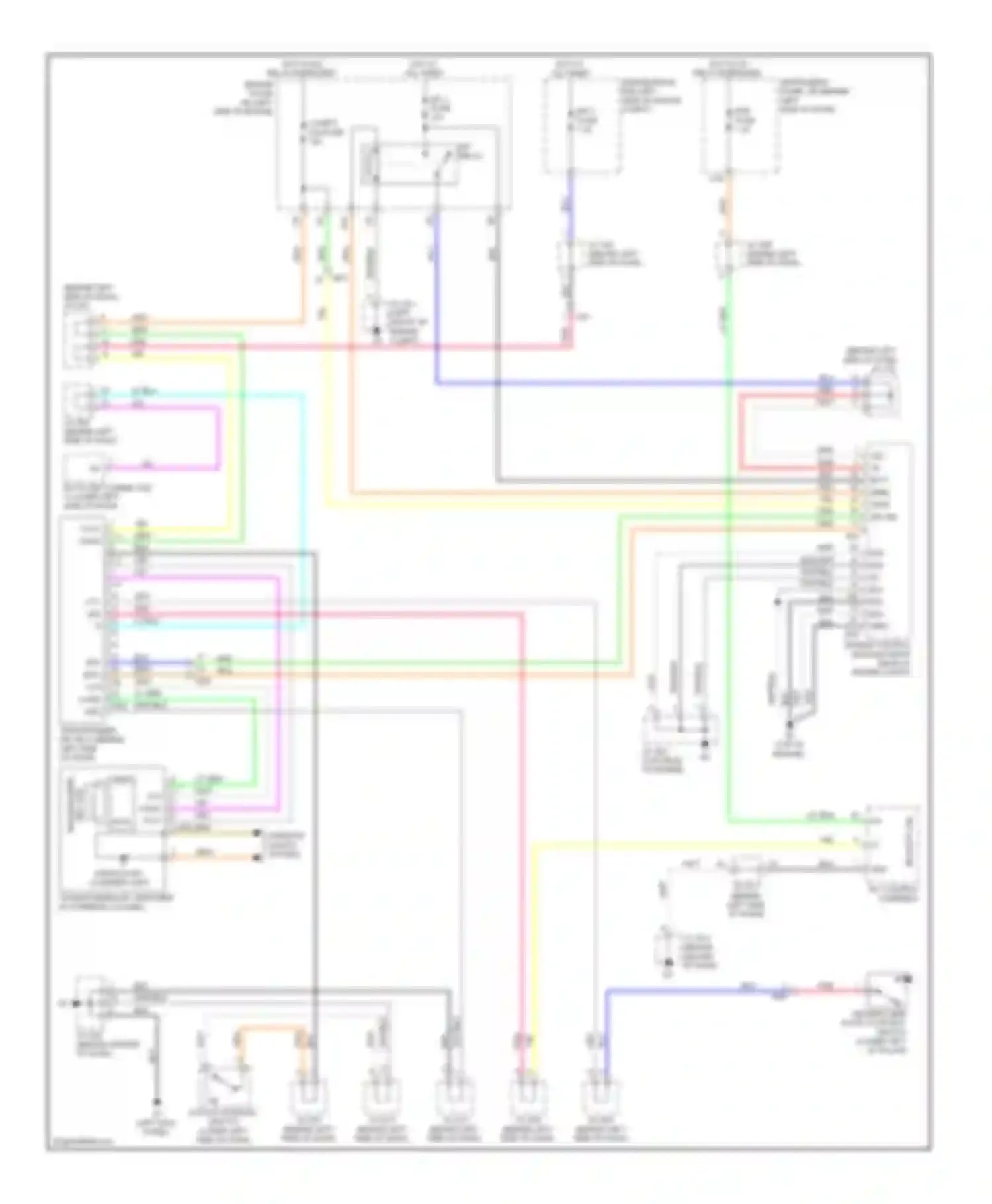 Wiring diagram blk for Toyota Avalon XX30 facelift 2 (2010-2012) (9 of 106)