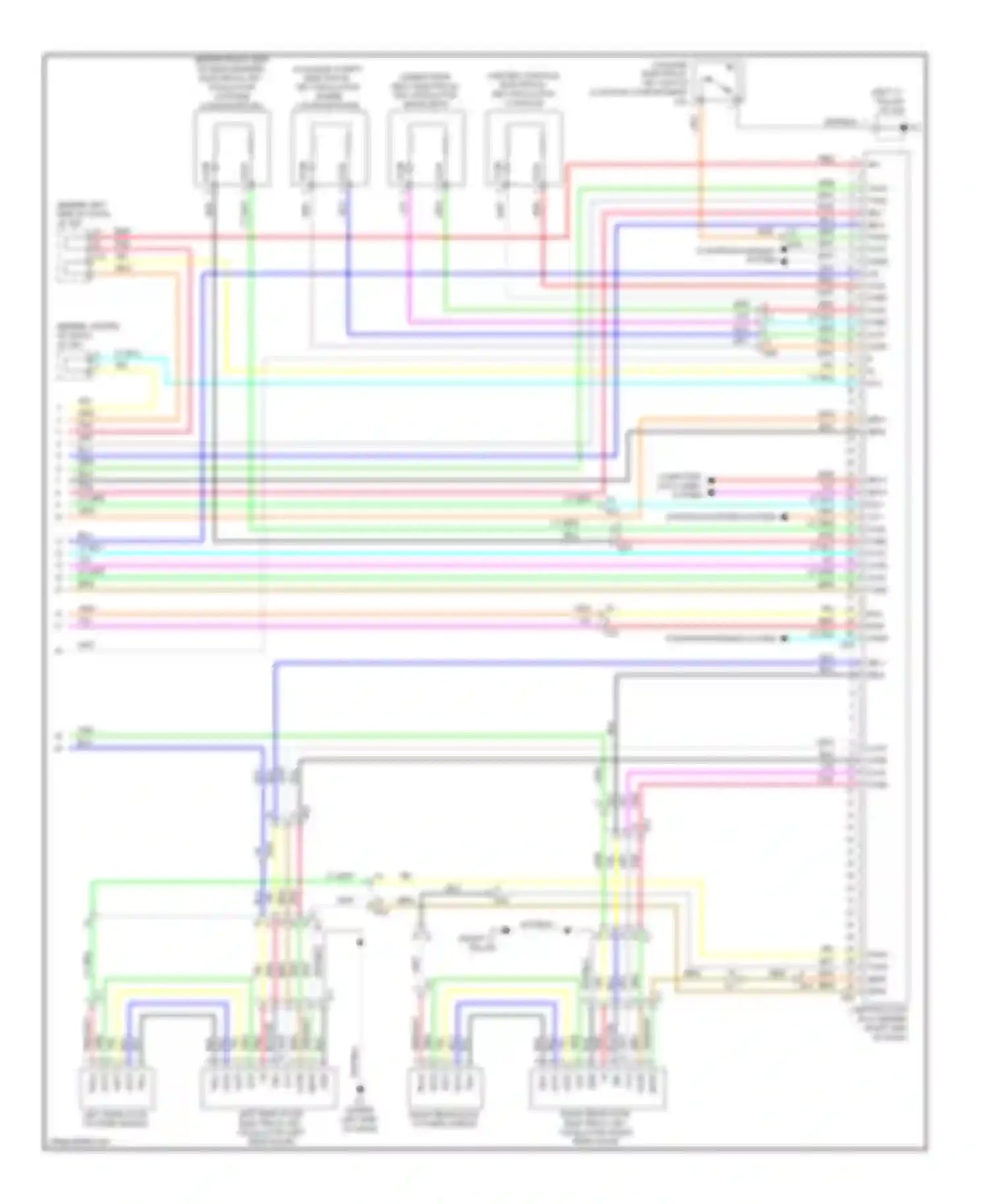 Wiring diagram computer data lines system for Toyota Avalon XX30 facelift 2 (2010-2012) (30 of 54)