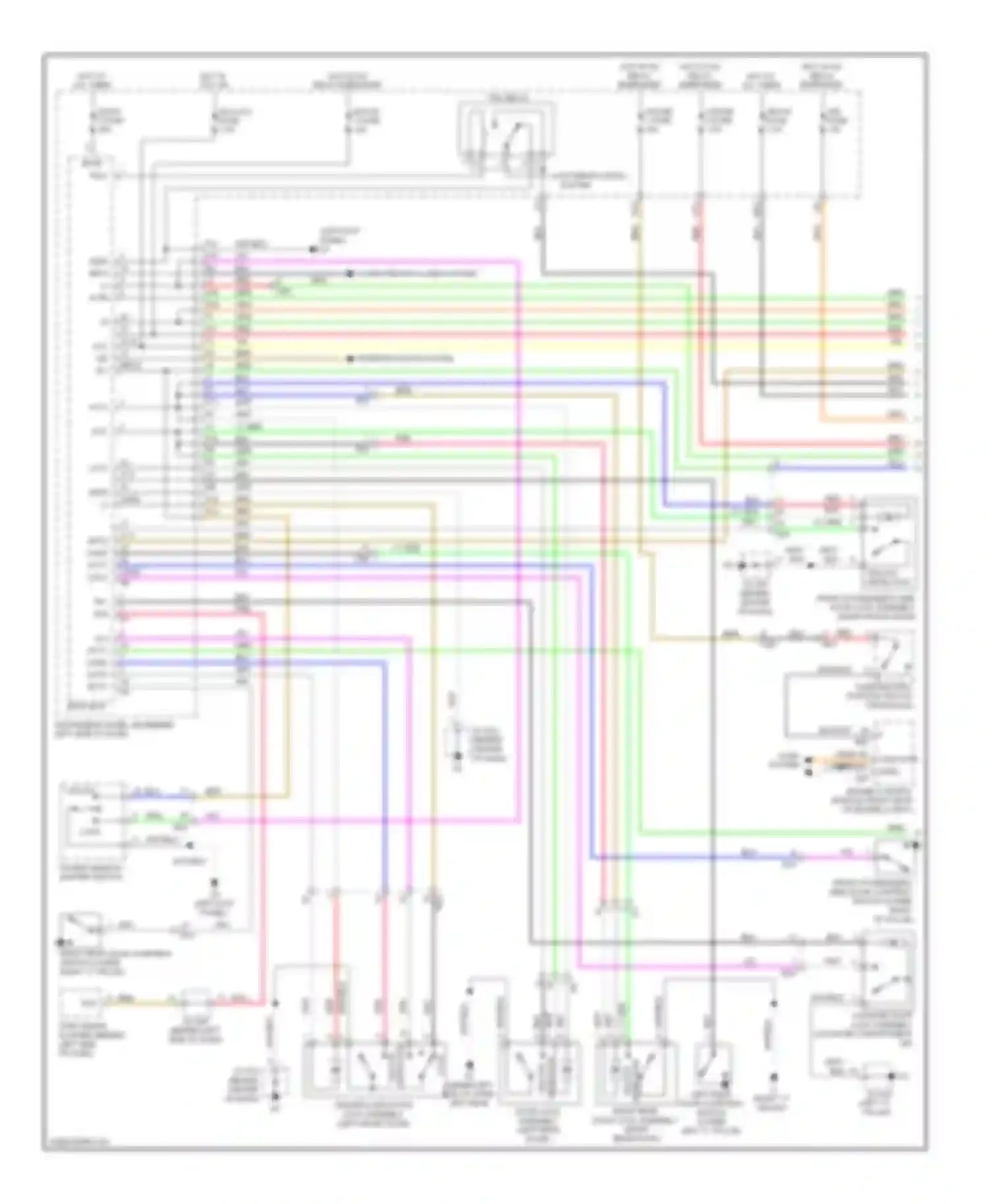 Wiring diagram dcty lswd actd rcty for Toyota Avalon XX30 facelift 2 (2010-2012) (1 of 1)