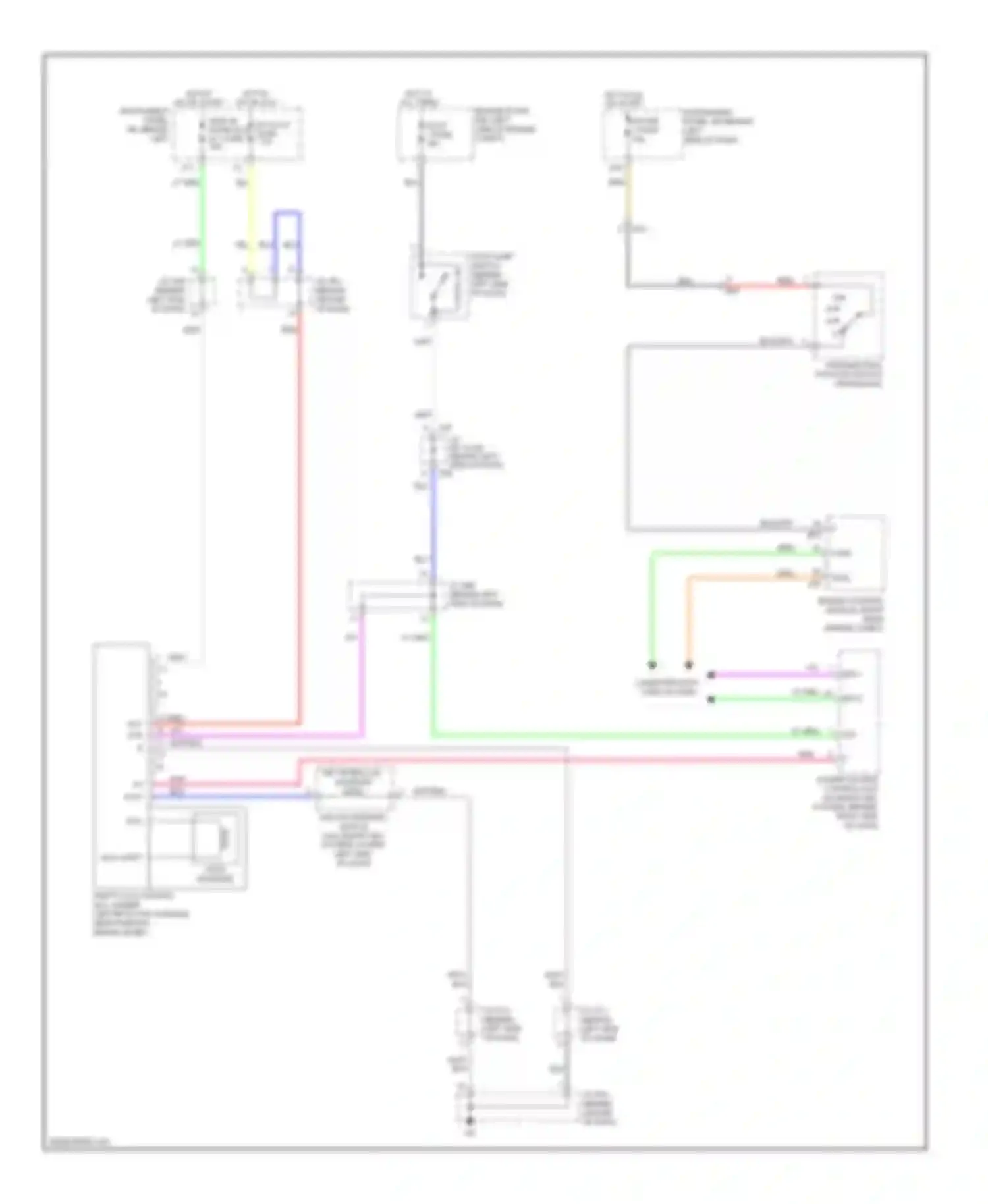 Wiring diagram key interlock solenoid for Toyota Avalon XX30 facelift 2 (2010-2012) (1 of 1)