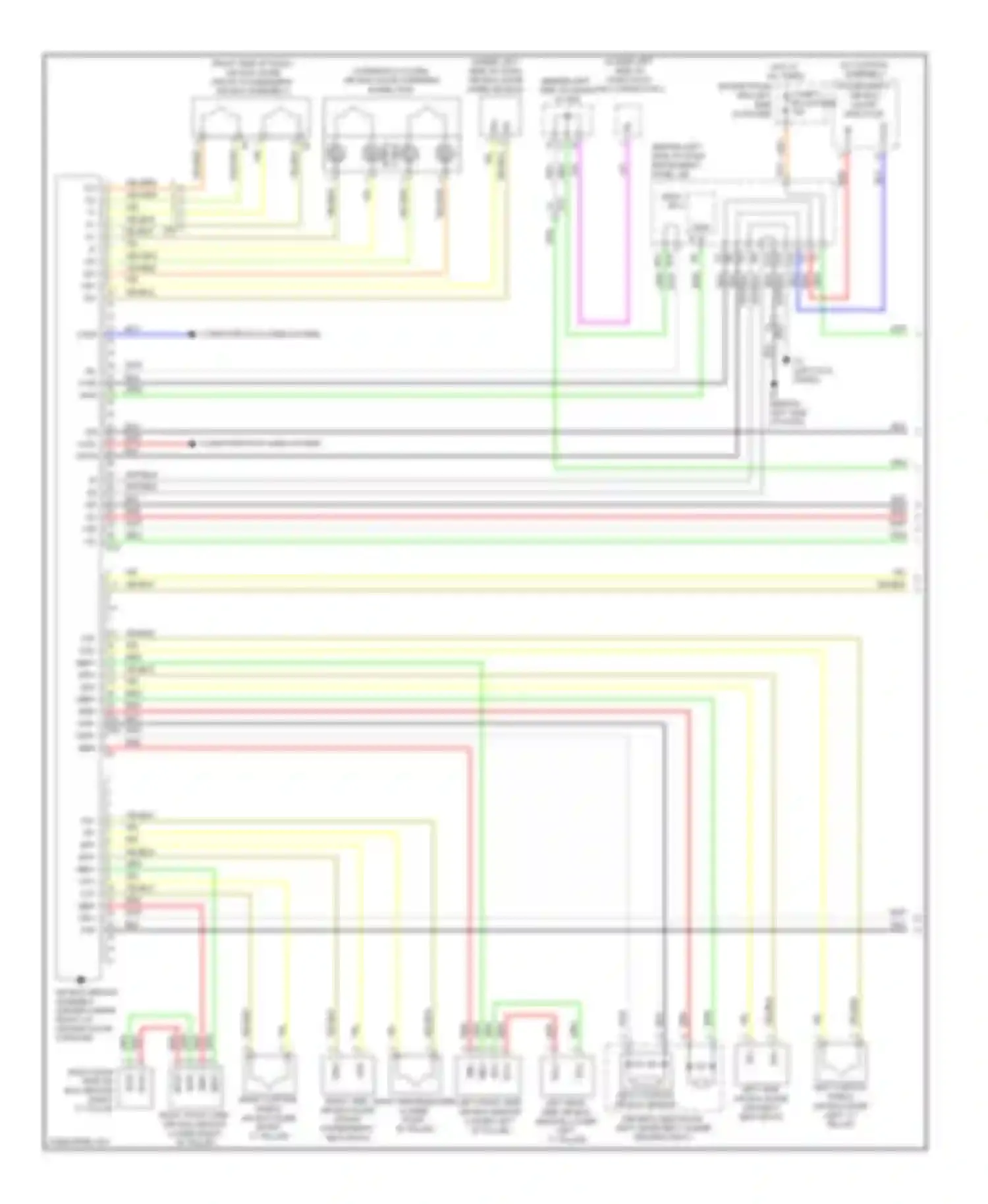 Wiring diagram right front side air bag sensor for Toyota Avalon XX30 facelift 2 (2010-2012) (1 of 1)