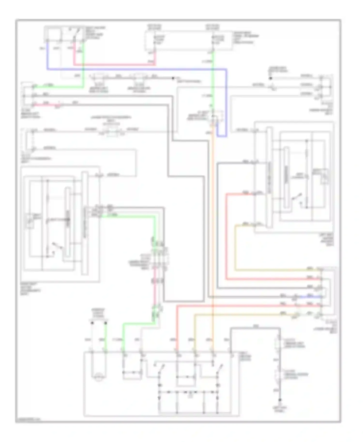 Wiring diagram rv ig for Toyota Avalon XX30 facelift 2 (2010-2012) (1 of 1)