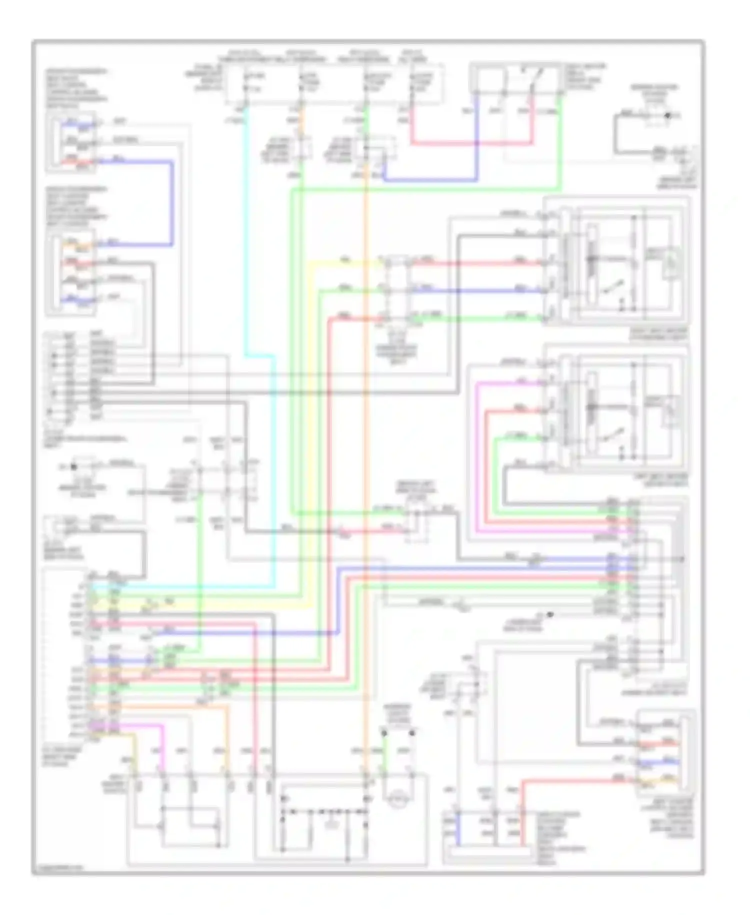 Wiring diagram tshl lout sg-4 sw 5 for Toyota Avalon XX30 facelift 2 (2010-2012) (1 of 1)