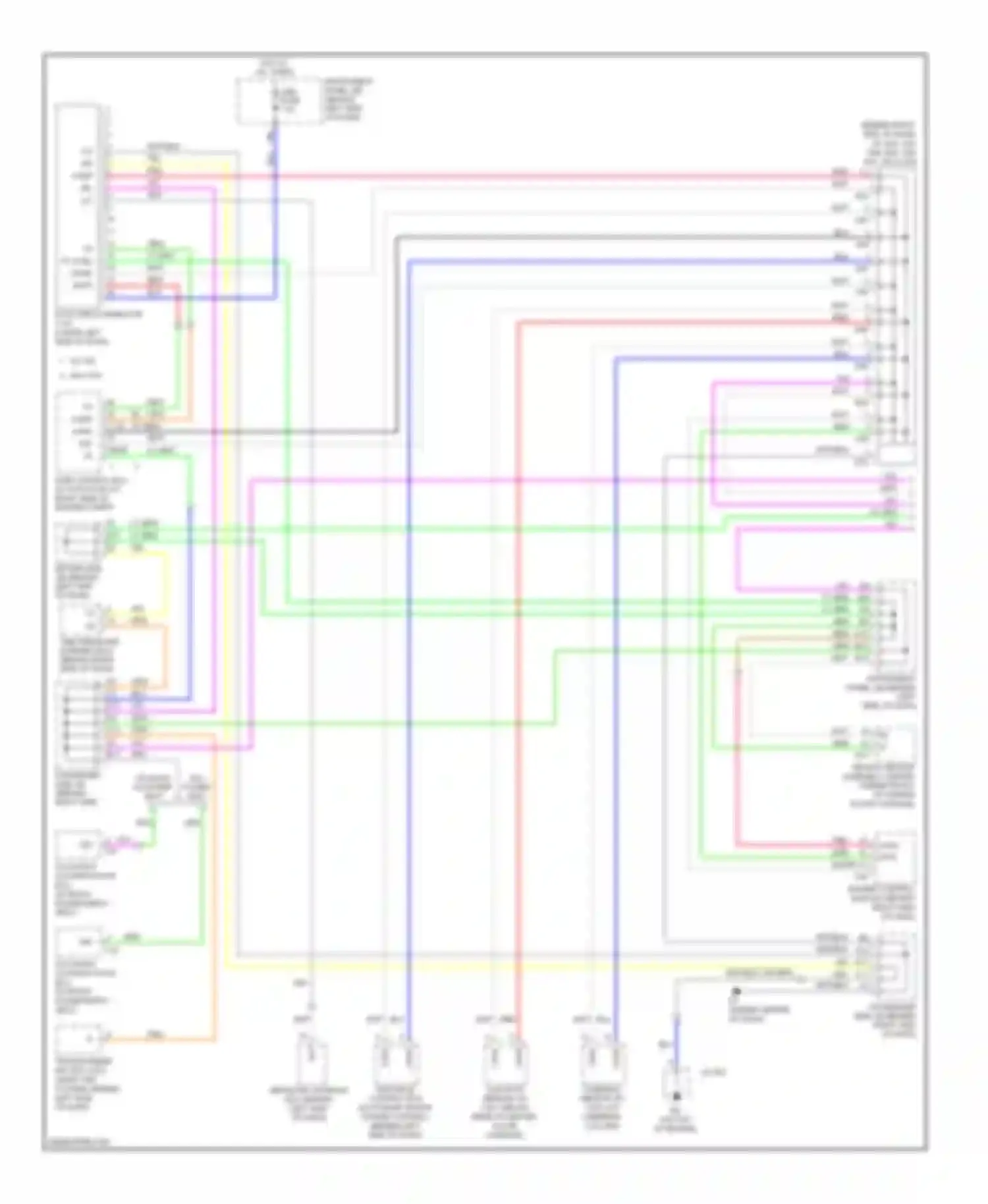 Avalon Toyota XX30 facelift (2007-2010): Computer data lines circuit (1 of 2)
