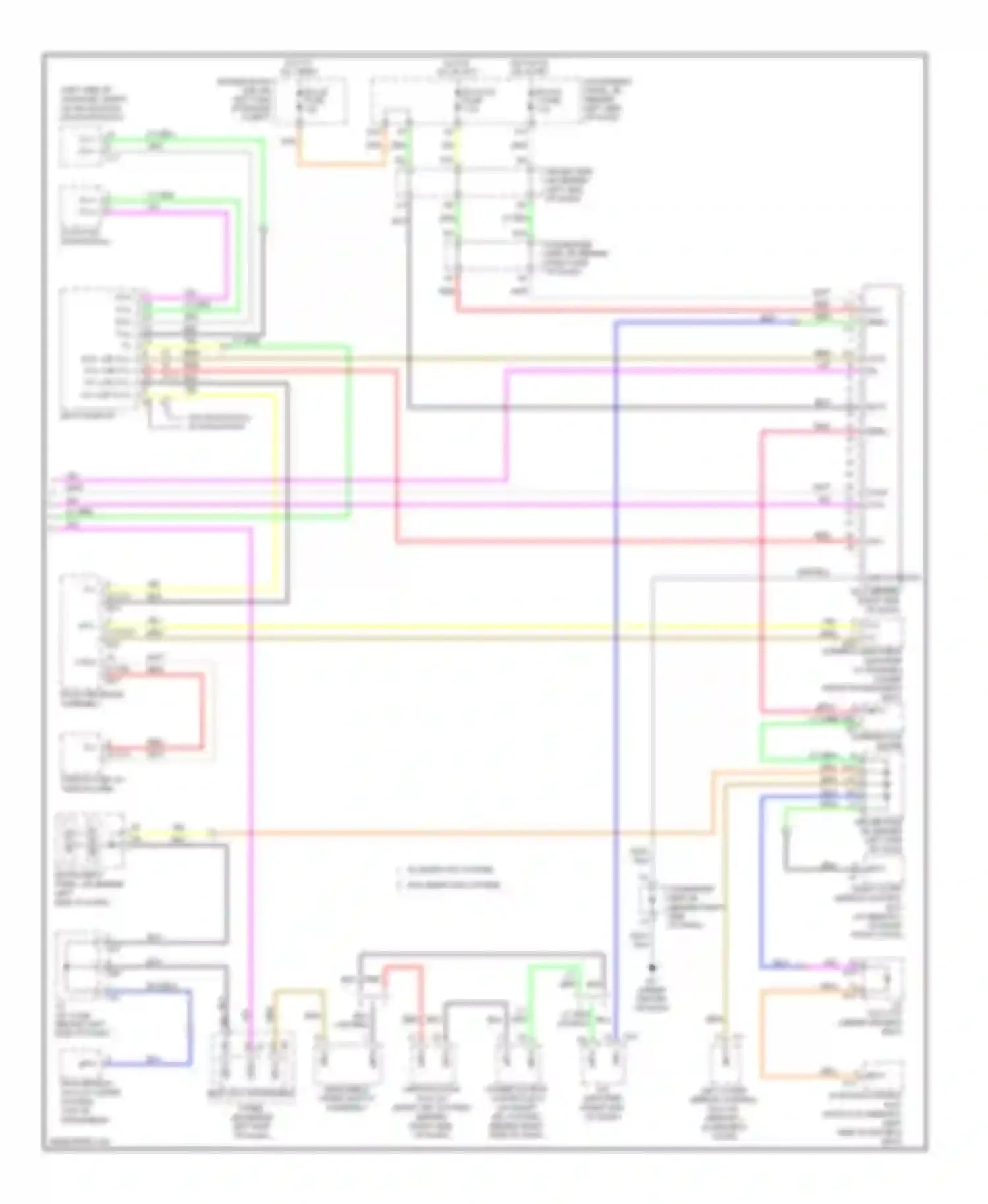 Avalon Toyota XX30 facelift (2007-2010): Computer data lines circuit (2 of 2)
