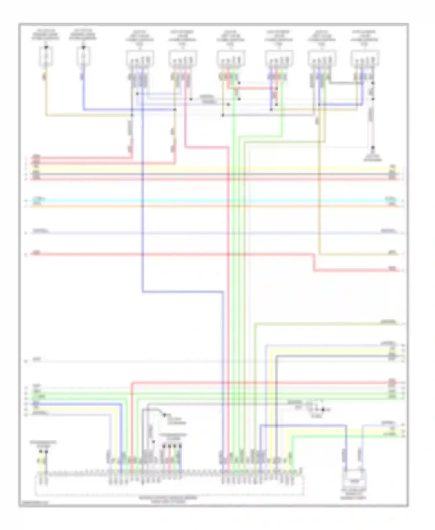 Avalon Toyota XX30 facelift (2007-2010): Wiring diagram engine performance 3.5l (3 of 5)