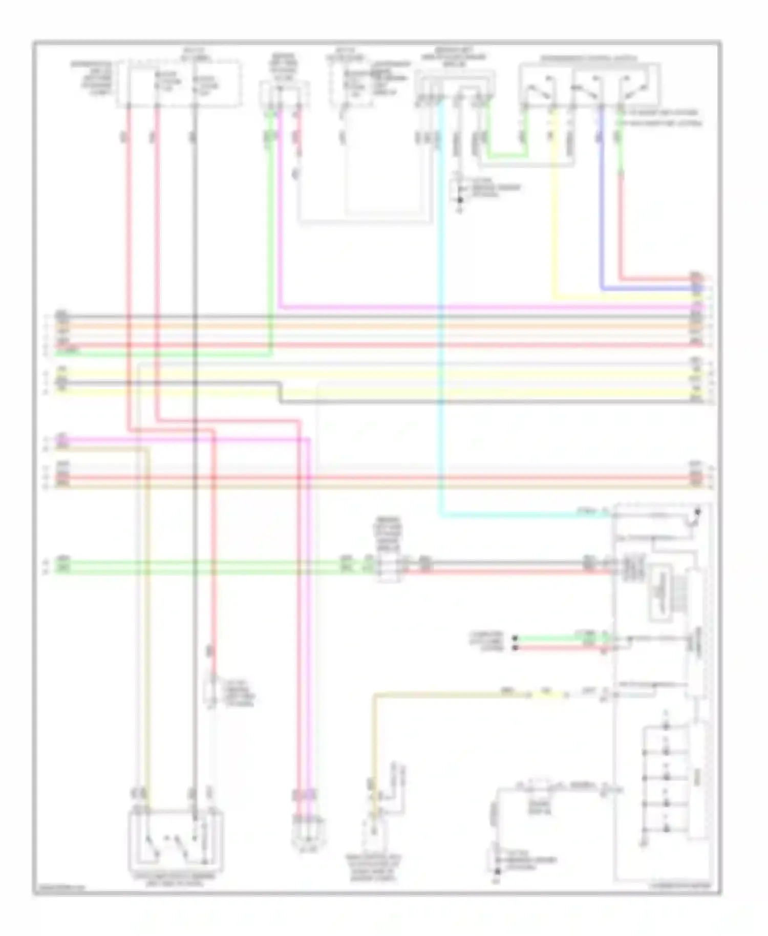 Avalon Toyota XX30 facelift (2007-2010): Transmission circuit (2 of 3)