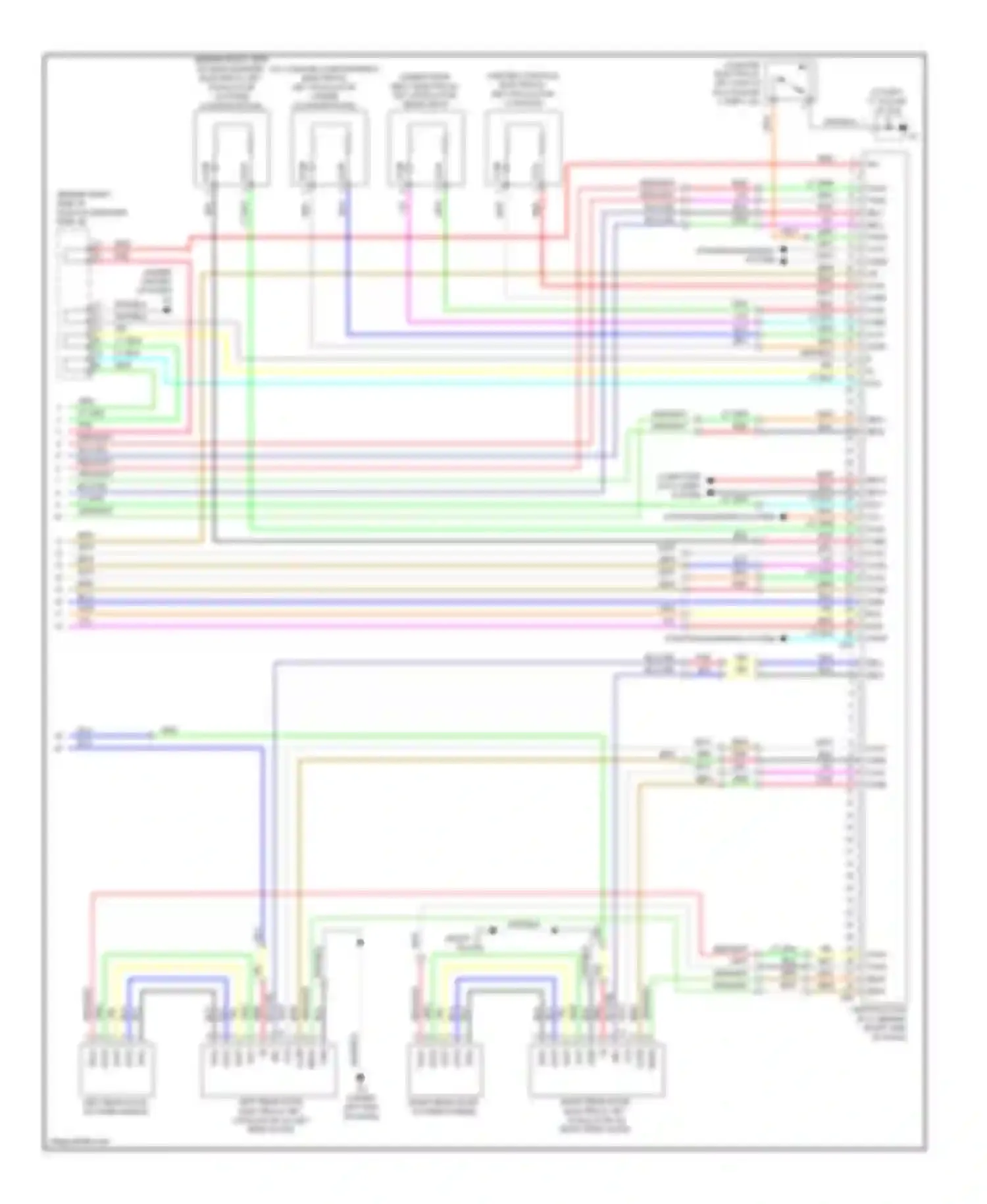 Wiring diagram blk for Toyota Avalon XX30 facelift (2007-2010) (58 of 79)