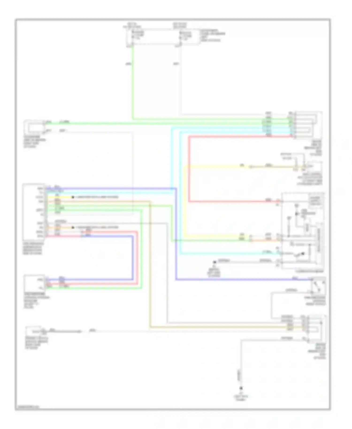 Wiring diagram combination meter for Toyota Avalon XX30 facelift (2007-2010) (26 of 28)