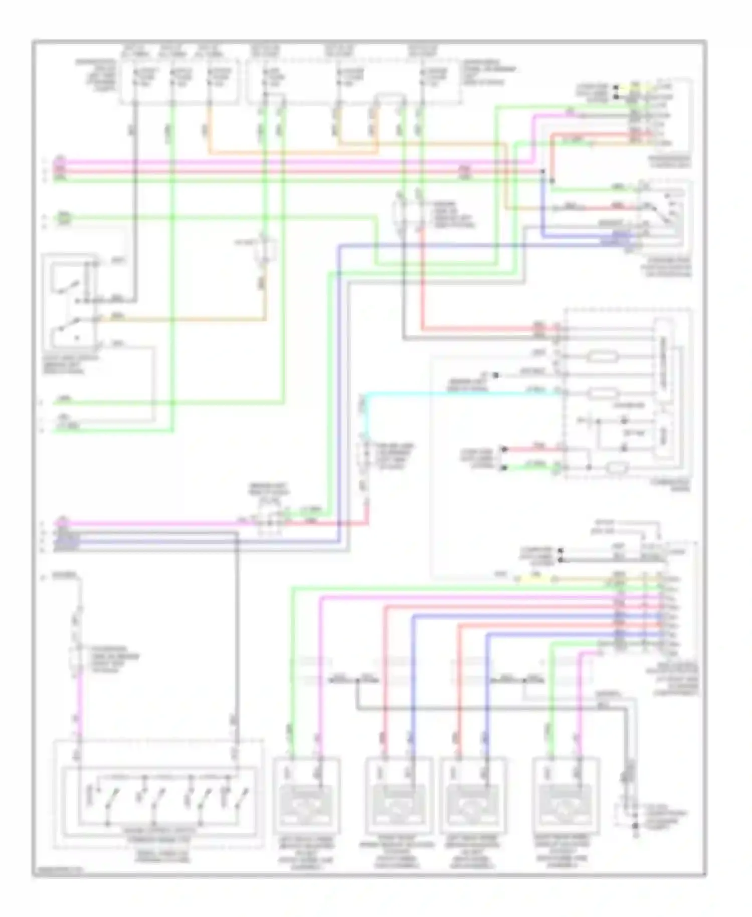 Wiring diagram computer data lines system for Toyota Avalon XX30 facelift (2007-2010) (7 of 41)