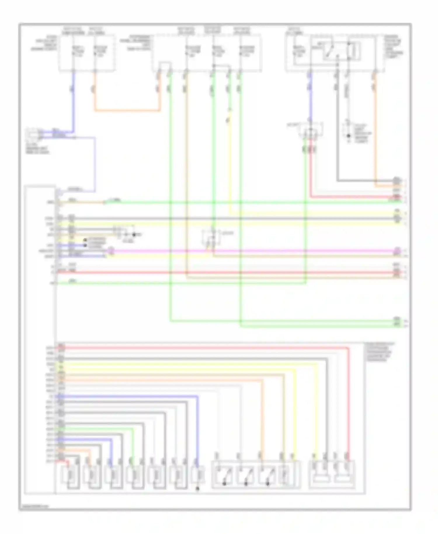 Wiring diagram efi 1 fuse for Toyota Avalon XX30 facelift (2007-2010) (5 of 6)
