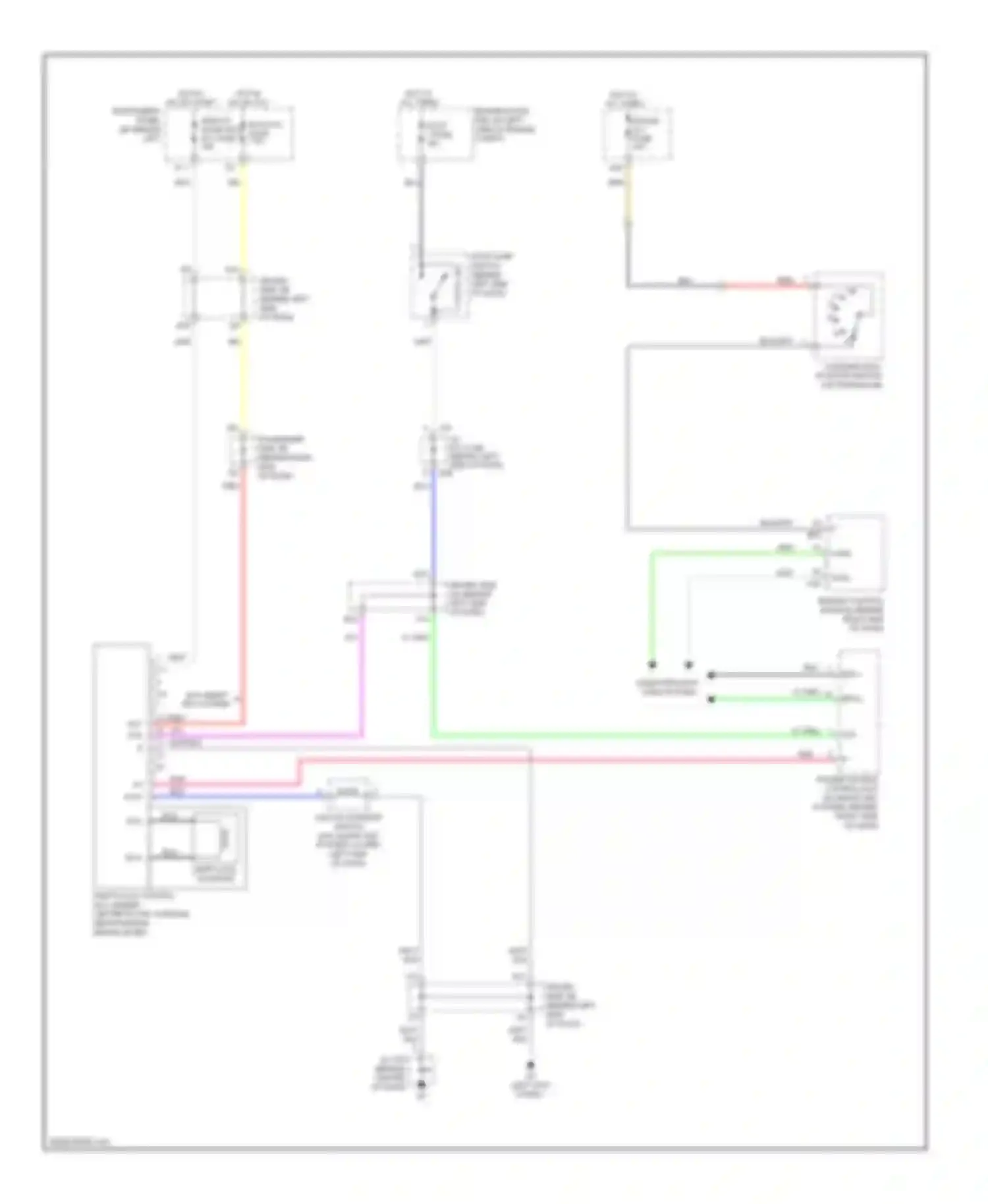 Wiring diagram gauge ig 1 fuse for Toyota Avalon XX30 facelift (2007-2010) (1 of 1)
