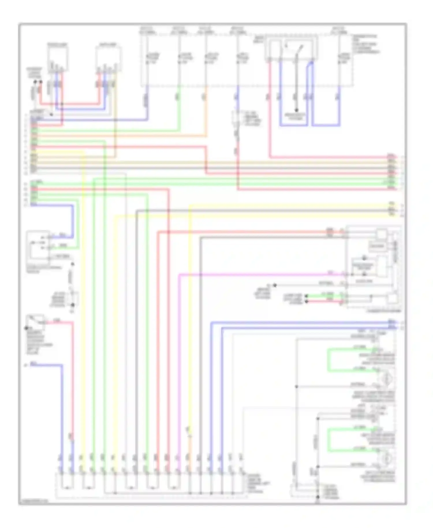 Wiring diagram hot at all times engine room r/b for Toyota Avalon XX30 facelift (2007-2010) (1 of 1)