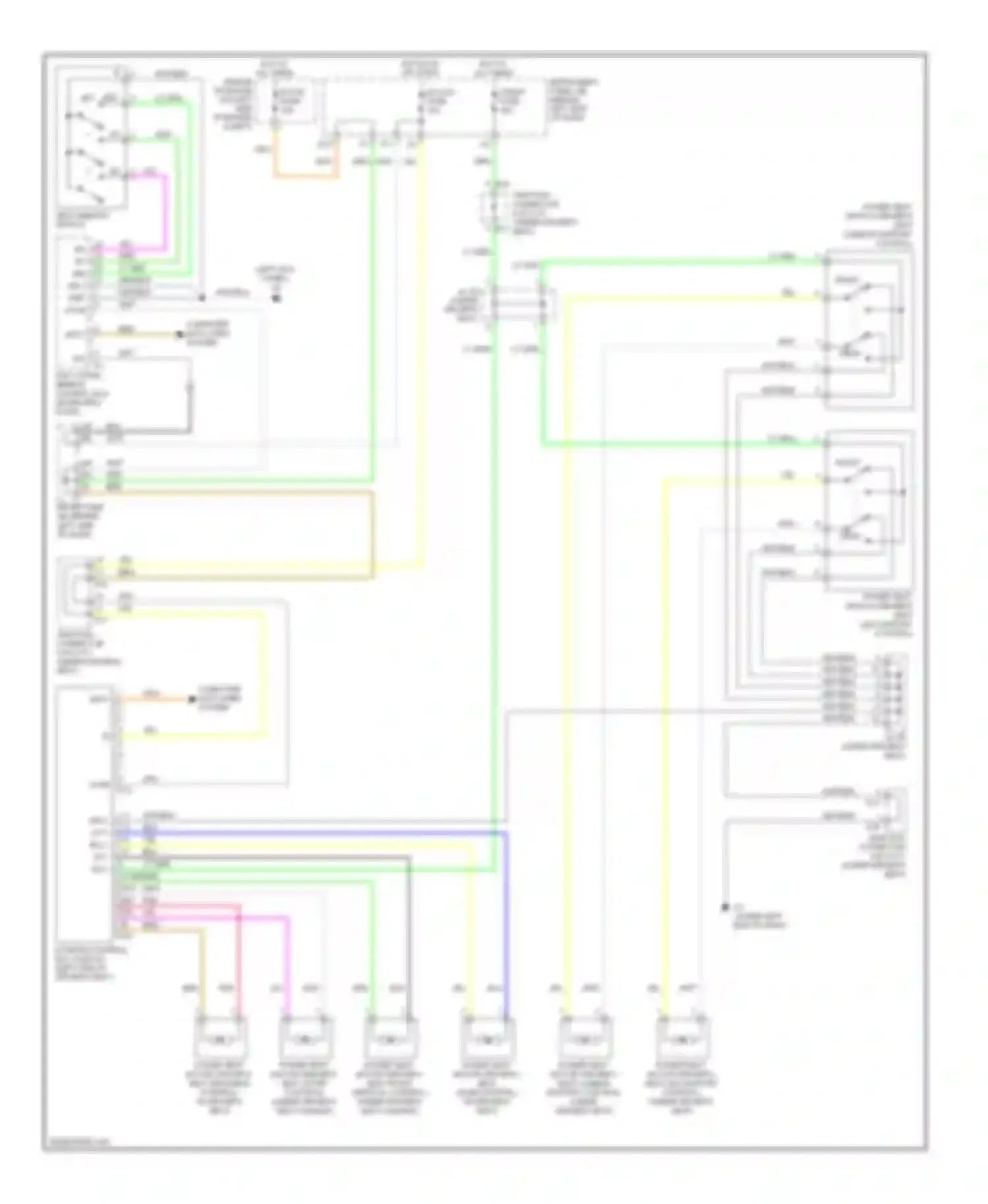 Wiring diagram hot in on or start for Toyota Avalon XX30 facelift (2007-2010) (19 of 33)