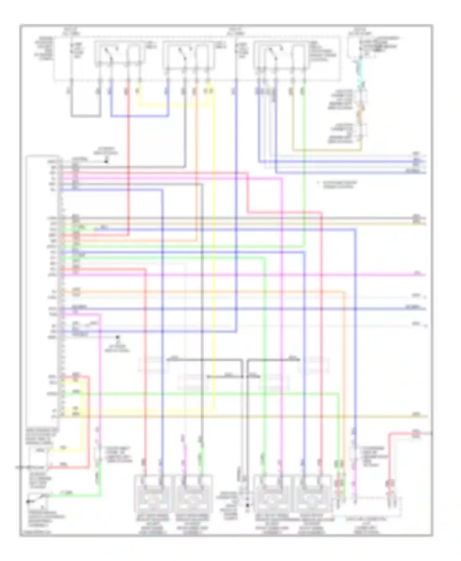 Wiring diagram junction connector for Toyota Avalon XX30 facelift (2007-2010) (2 of 13)