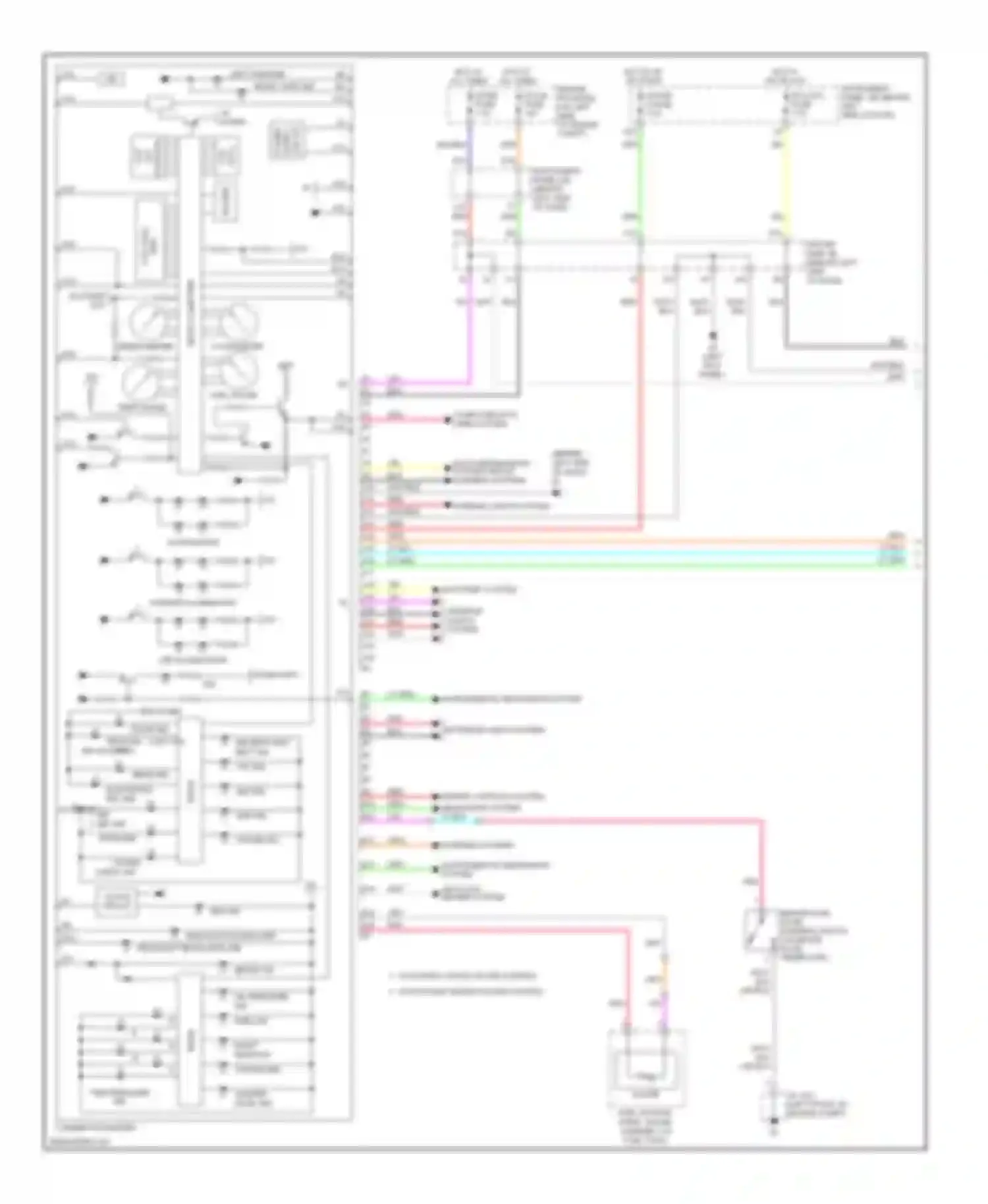 Wiring diagram lcd odo/trip for Toyota Avalon XX30 facelift (2007-2010) (1 of 1)