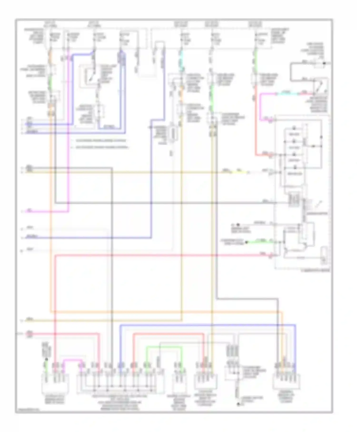 Wiring diagram stop 2 fuse for Toyota Avalon XX30 facelift (2007-2010) (1 of 2)